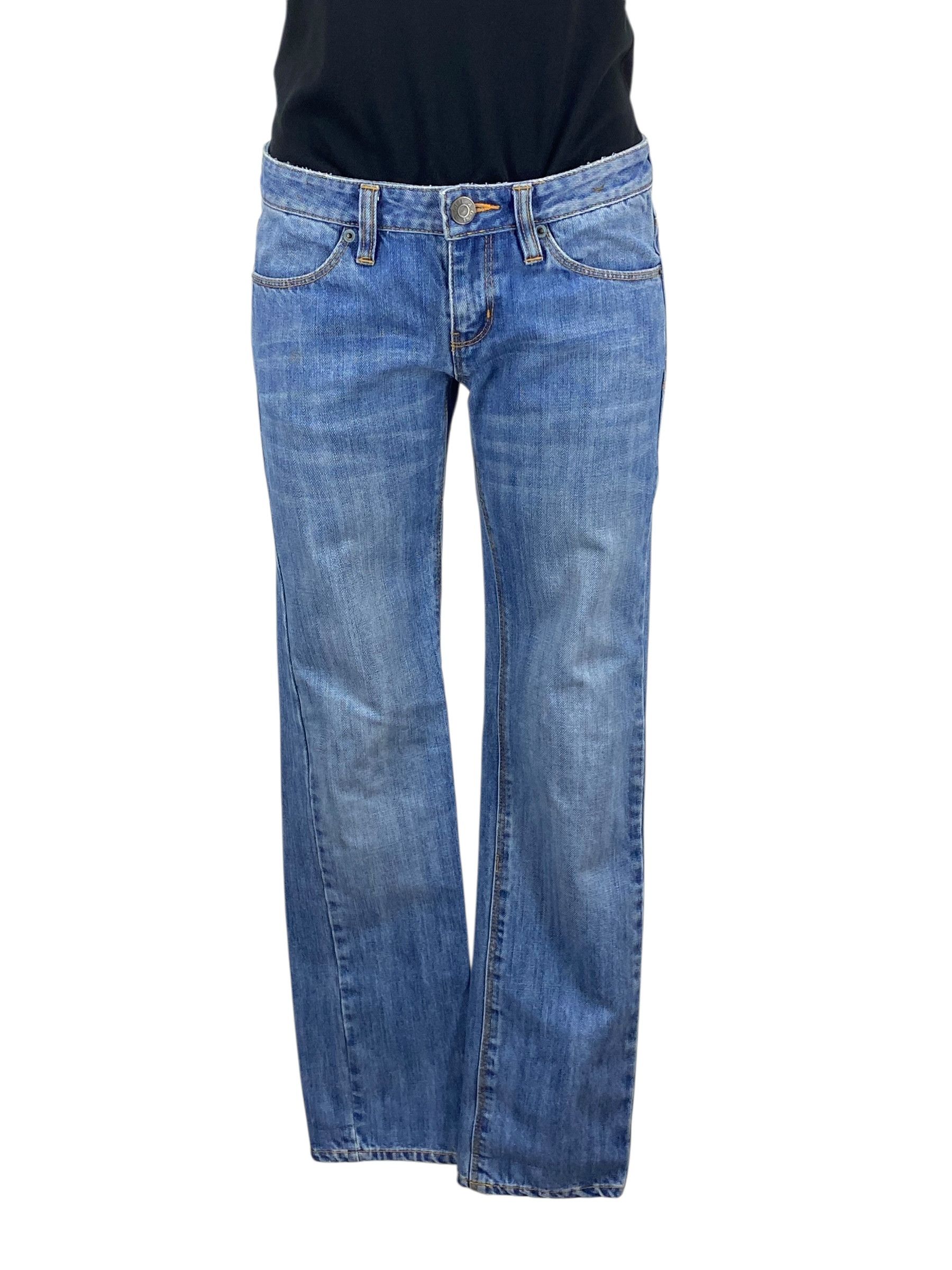 Japanese Brand X-girl Low Rise Jeans Size 27" / US 4 / IT 40 - 2 Thumbnail