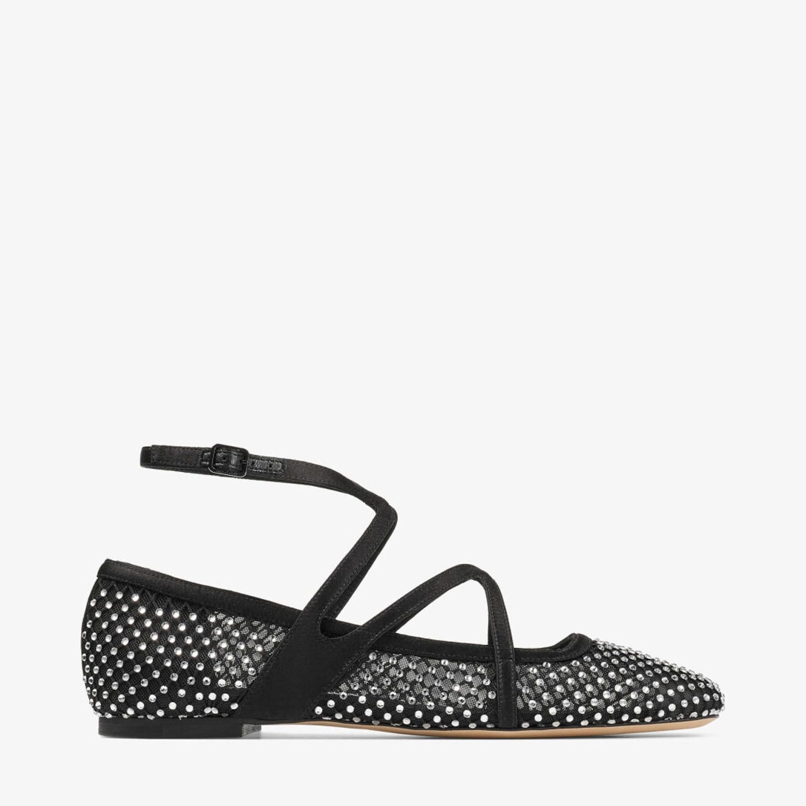 Jimmy Choo Jimmy Choo Astoria Satin Crystal Flats size 40 Size ONE SIZE - 1 Thumbnail