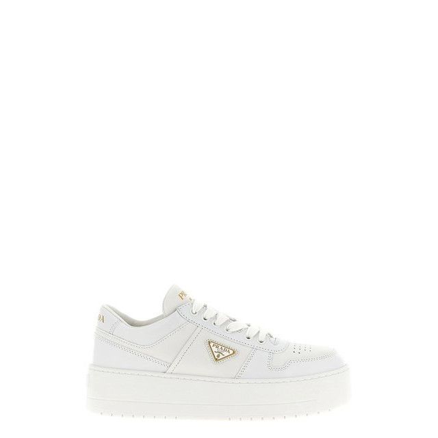 Prada PRADA Downtown Bold White Leather Sneakers New & Authentic ( Size US 9 / IT 39 - 1 Thumbnail