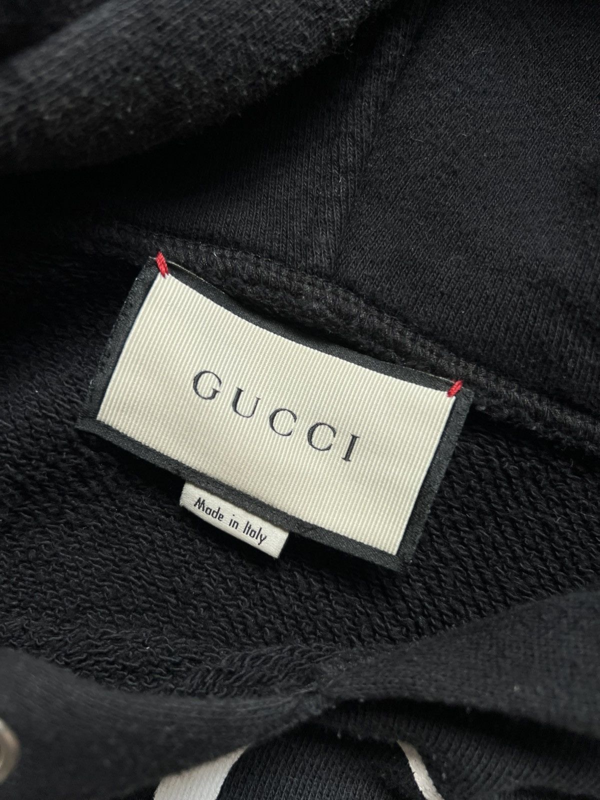 Gucci Gucci hoodie Black Big Logo luxury Size US S / EU 44-46 / 1 - 8 Thumbnail