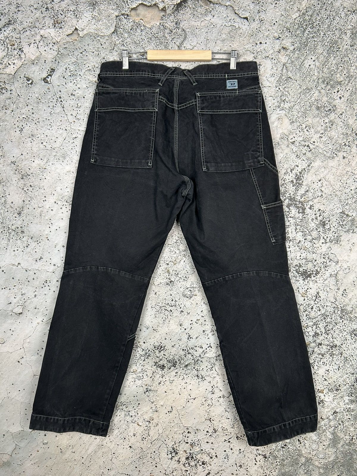 Diesel × Vintage Vintage Diesel Carpenter Workwear Skateboarding Pants 90s Size US 34 / EU 50 - 2 Thumbnail