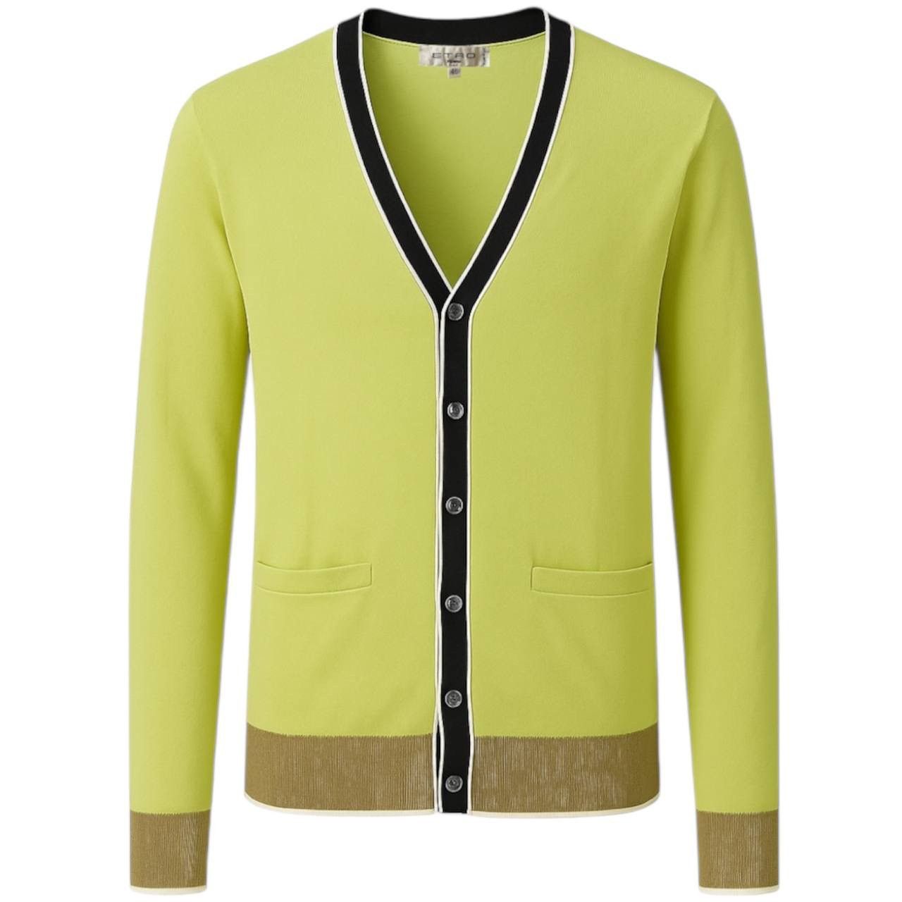 Etro ETRO MILANO SILK CLASSIC BUTTON WOMEN ICONIC CARDIGAN SZ 46 Size L / US 10 / IT 46 - 1 Thumbnail