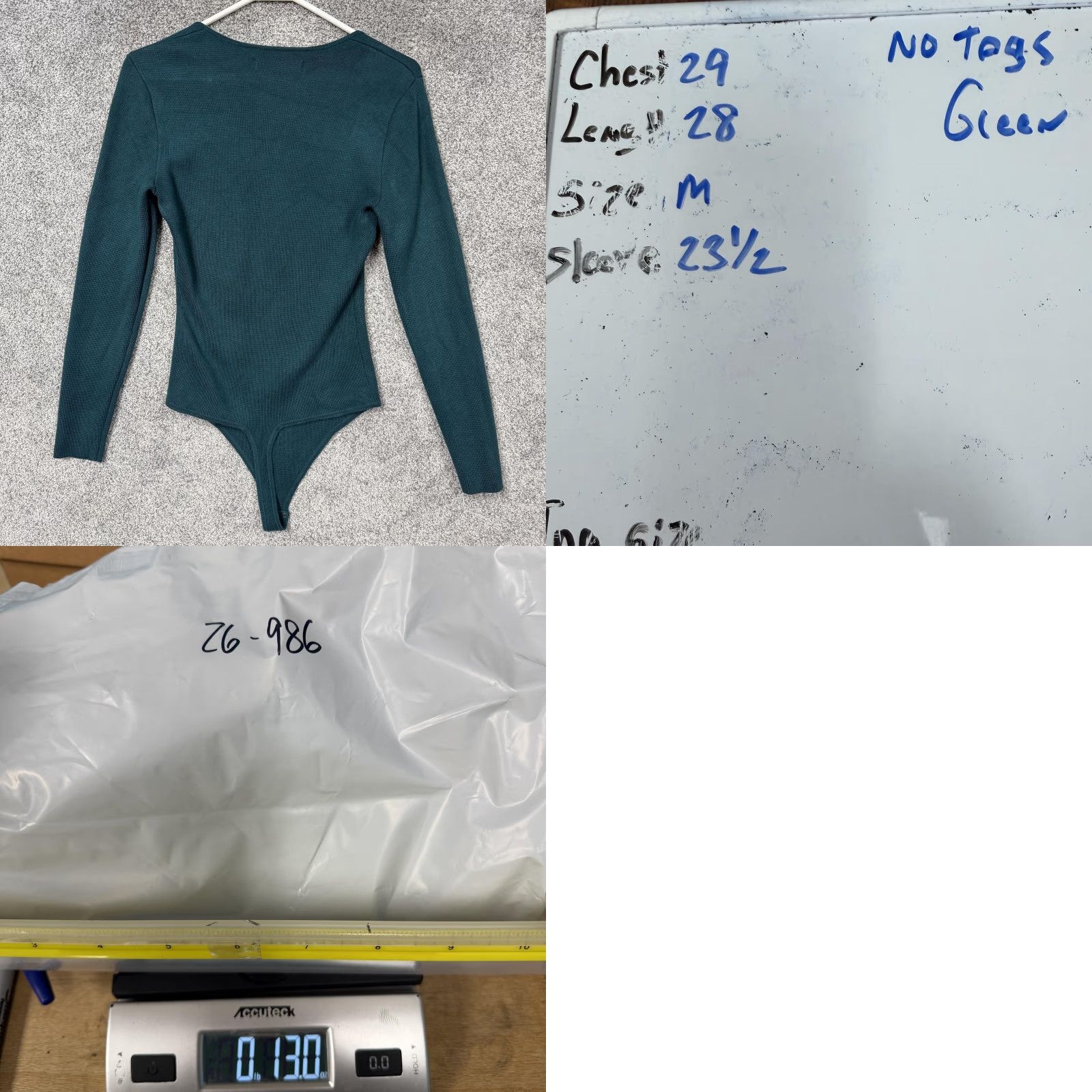 Abercrombie & Fitch Abercrombie & Fitch Bodysuit M Yoga Layering Green Forest Fairy Grunge Mori Kei Size M / US 6-8 / IT 42-44 - 8 Thumbnail