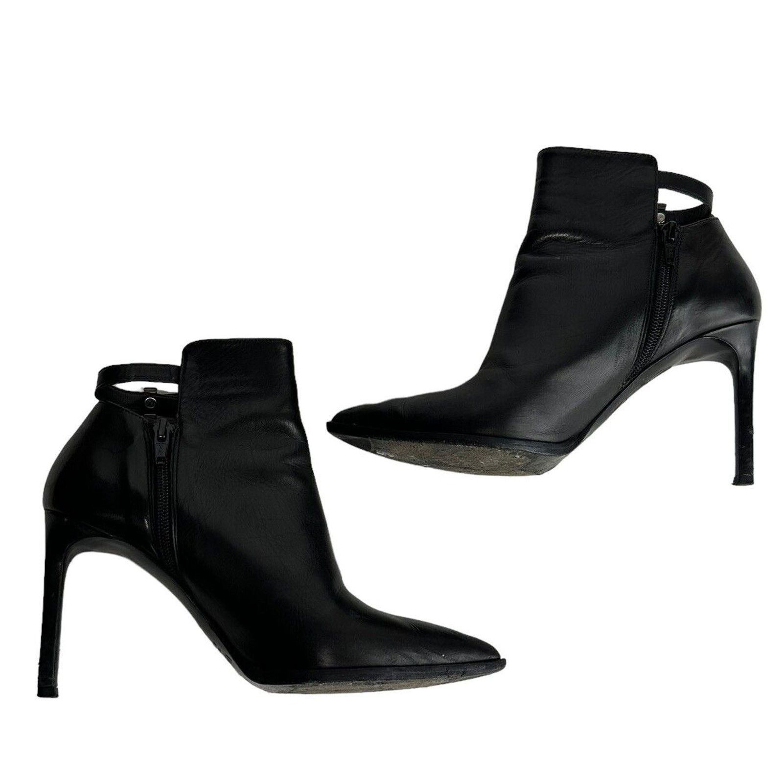 Vince vince. call side buckle pointed toe booties heeled Size 8 Size US 8 / IT 38 - 9 Thumbnail