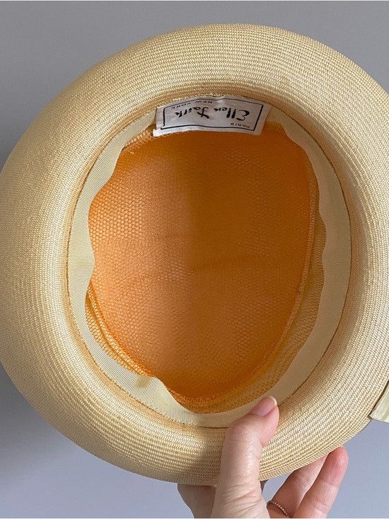 Vintage Vintage 60s Straw Roller Hat w/ Upturned Brim - Small Size ONE SIZE - 6 Thumbnail
