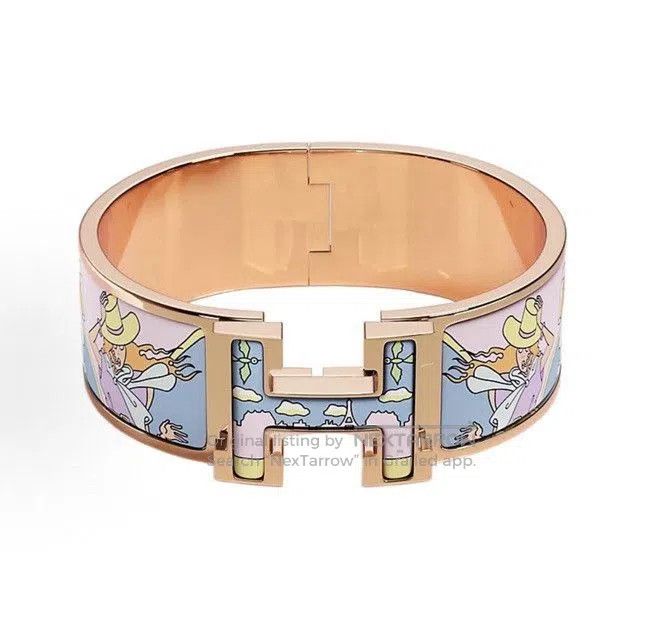 Hermes Hermes Clic H Wide Women's Bracelet. Size ONE SIZE - 6 Thumbnail
