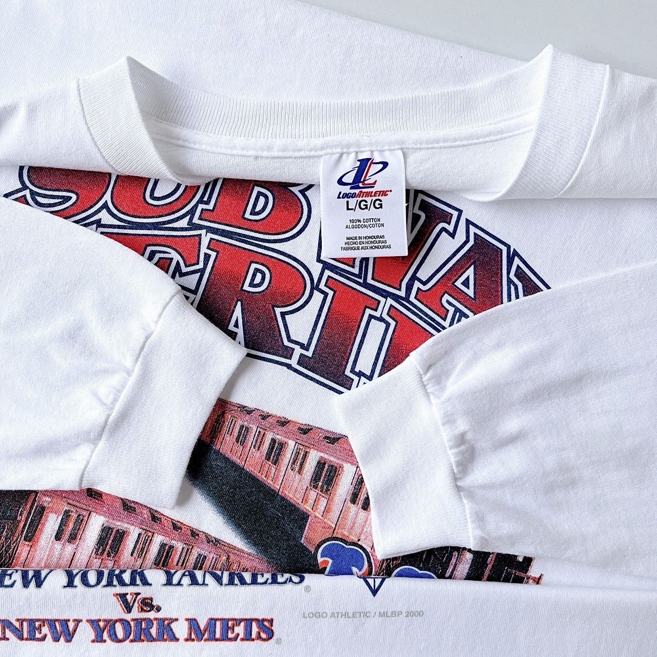 Vintage Vintage Yankees Vs Mets MLB long-sleeves t-shirt/ L Size US L / EU 52-54 / 3 - 8 Thumbnail