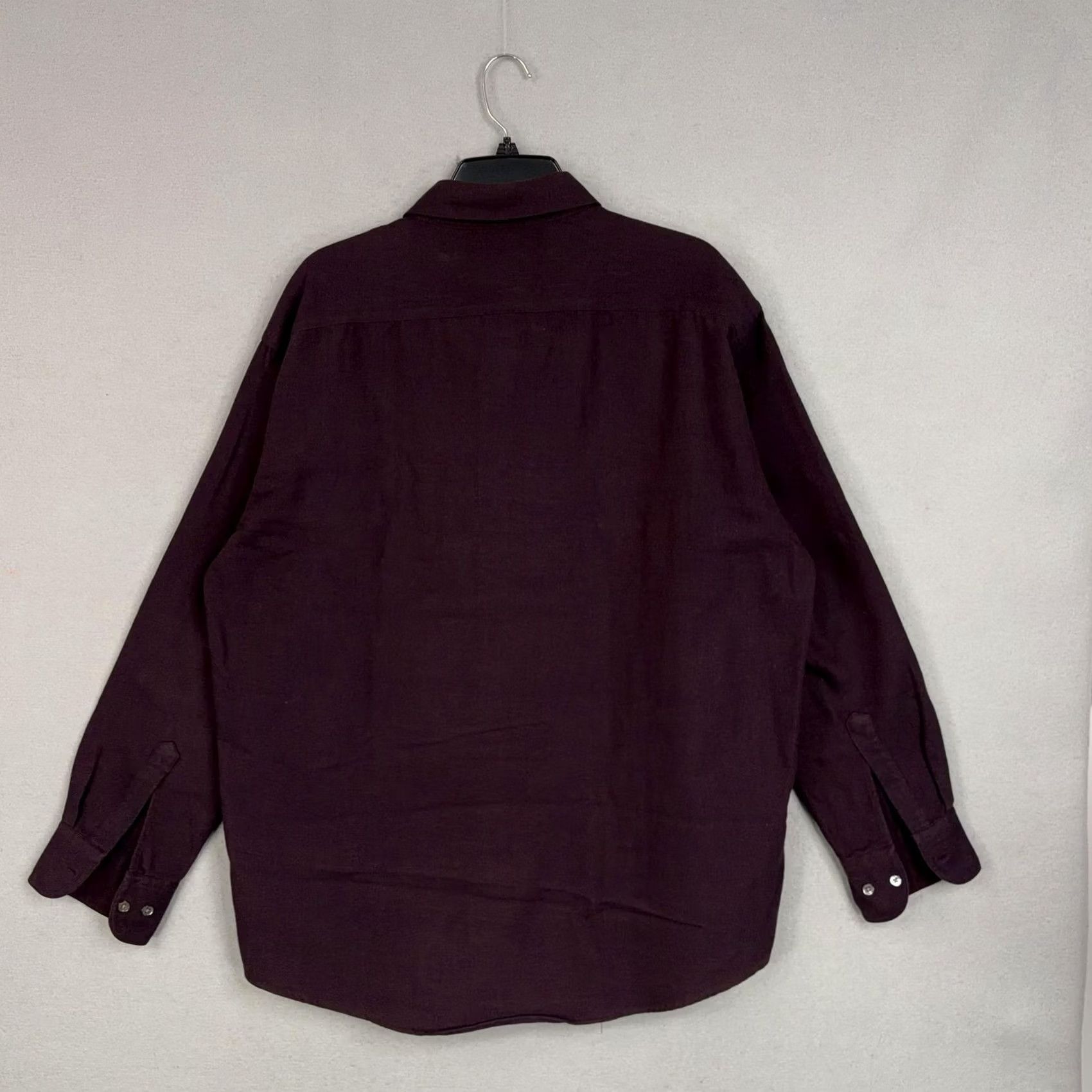 Hugo Boss VINTAGE Hugo Boss Shirt Mens Large Purple Herringbone Twill Classic Designer Casual Button-Up Shirt Mens Large Purple Herringbone Twill/Cotton Size US L / EU 52-54 / 3 - 6 Thumbnail
