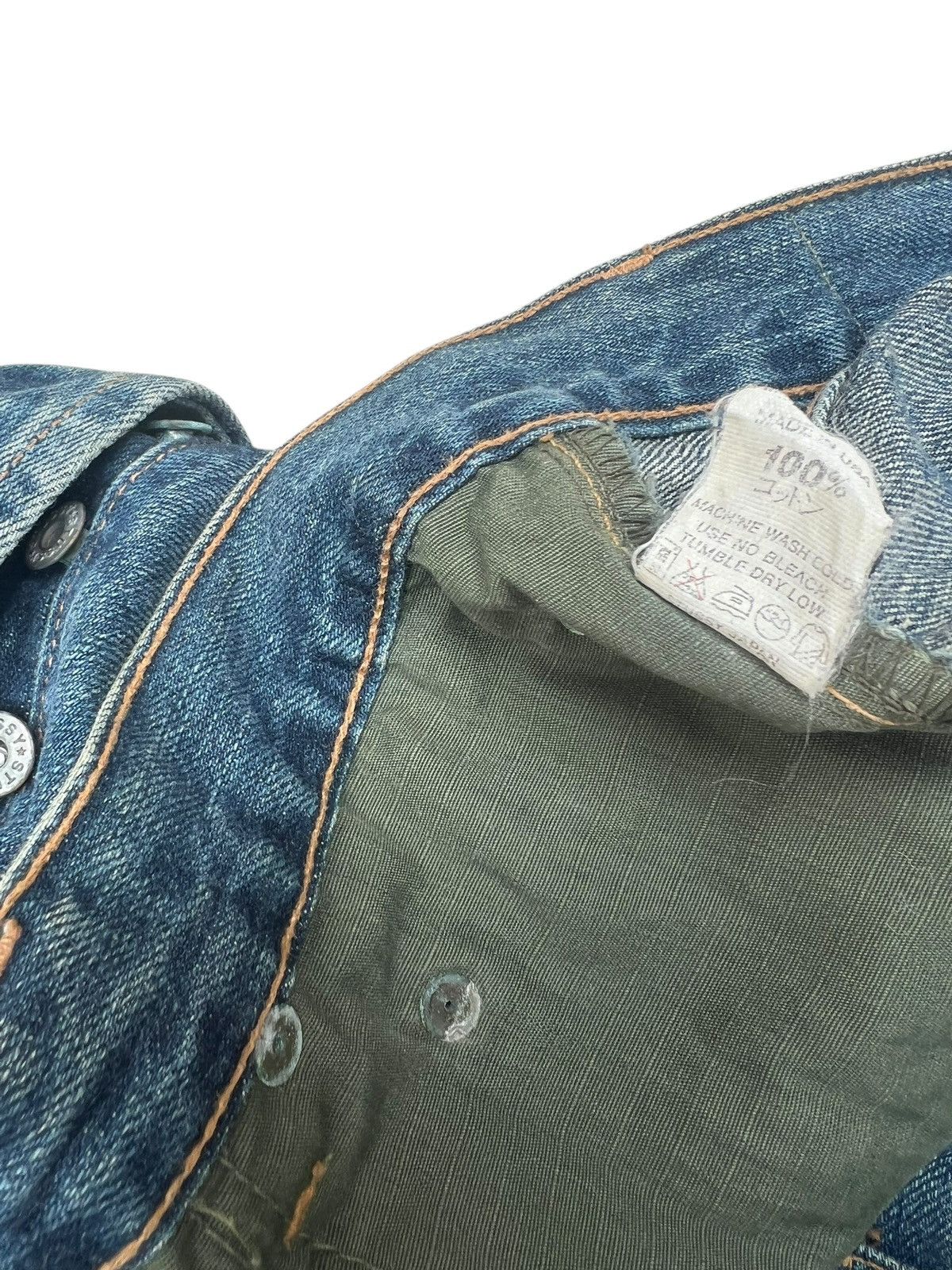Stussy 2000s Stussy - DM ( C ) ontact Jean Dirty Mud Denim Jeans Size US 36 / EU 52 - 22 Thumbnail