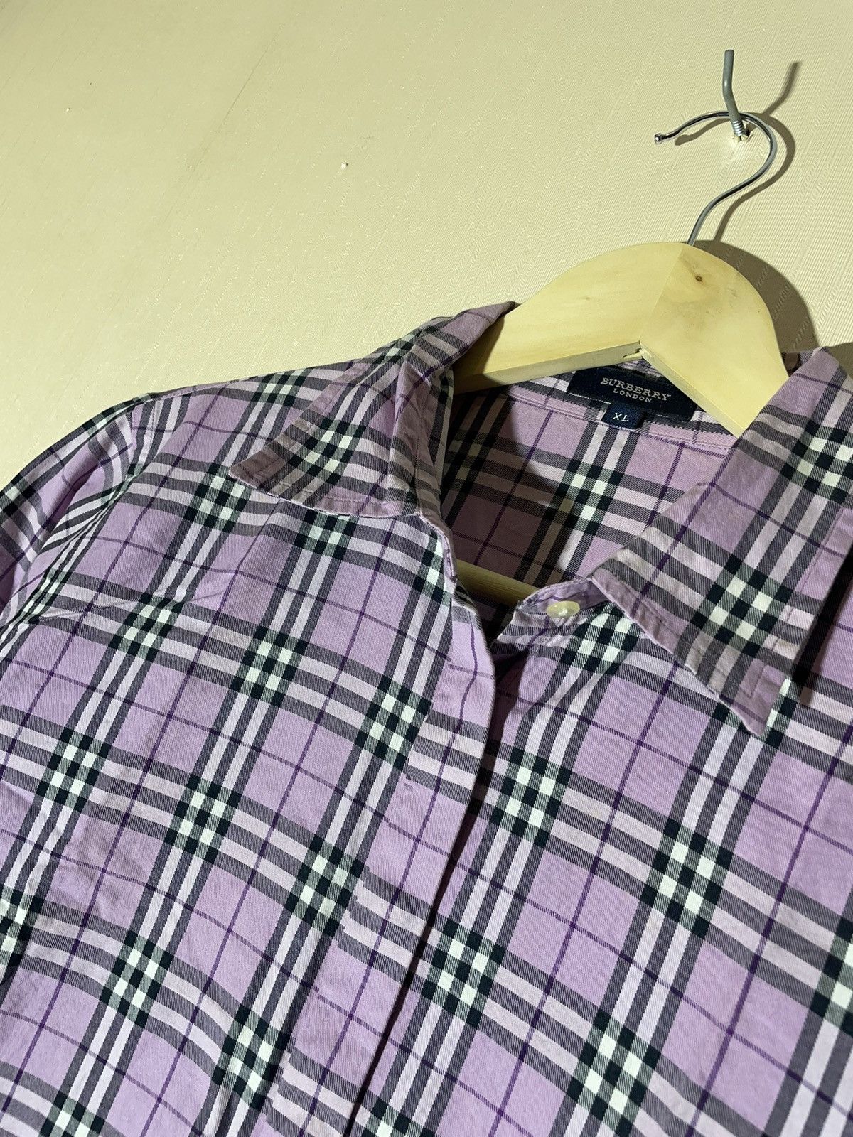 Burberry × Vintage Burberry London Nova check vintage streetwear shirt Size L / US 10 / IT 46 - 6 Thumbnail