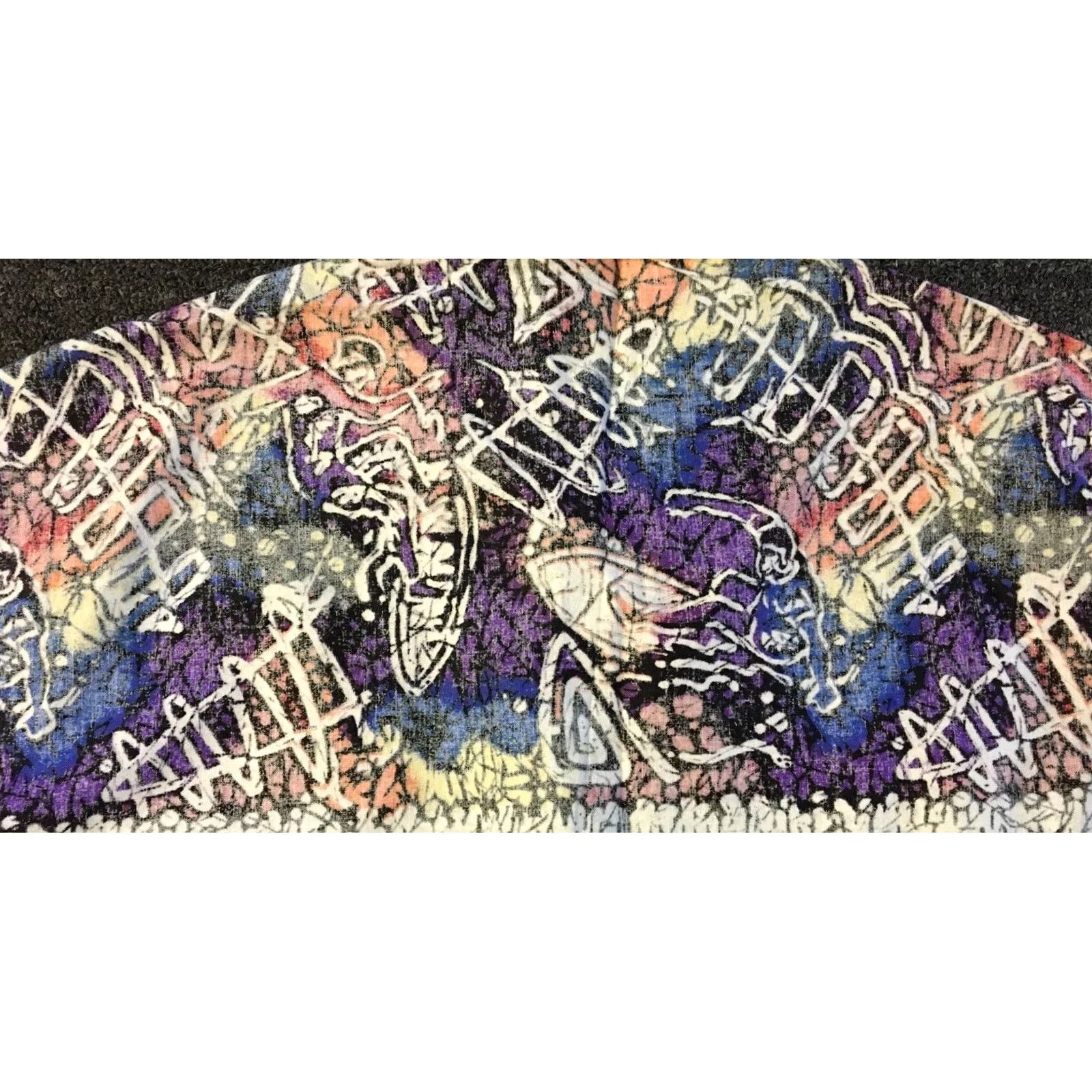 Gotcha VINTAGE All Over Print Shirt L Purple Surf Abstract AOP Button-Up Casual Men 70s 80s Grunge Vaporwave Ocean Pacific Size US L / EU 52-54 / 3 - 3 Thumbnail
