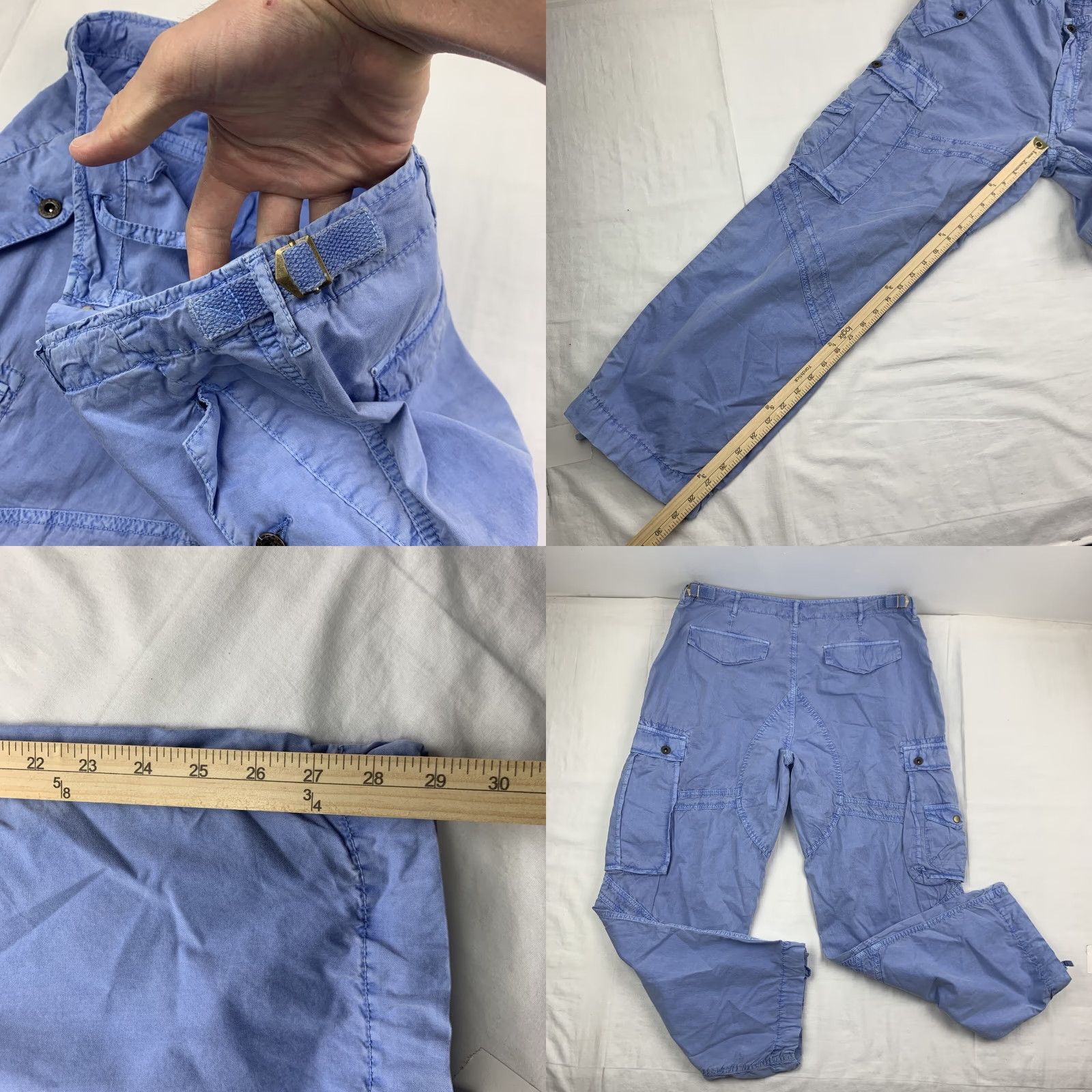Polo Ralph Lauren Vintage Polo Ralph Lauren Cargo Pants Men 36 Blue Military Grunge 90s Y2K Size US M / EU 48-50 / 2 - 8 Thumbnail