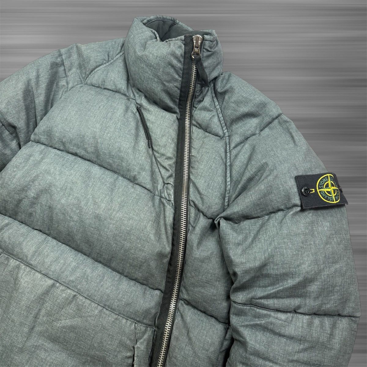 Stone Island STONE ISLAND ASYMETRICAL ZIP PUFFER JACKET Size US S / EU 44-46 / 1 - 2 Thumbnail