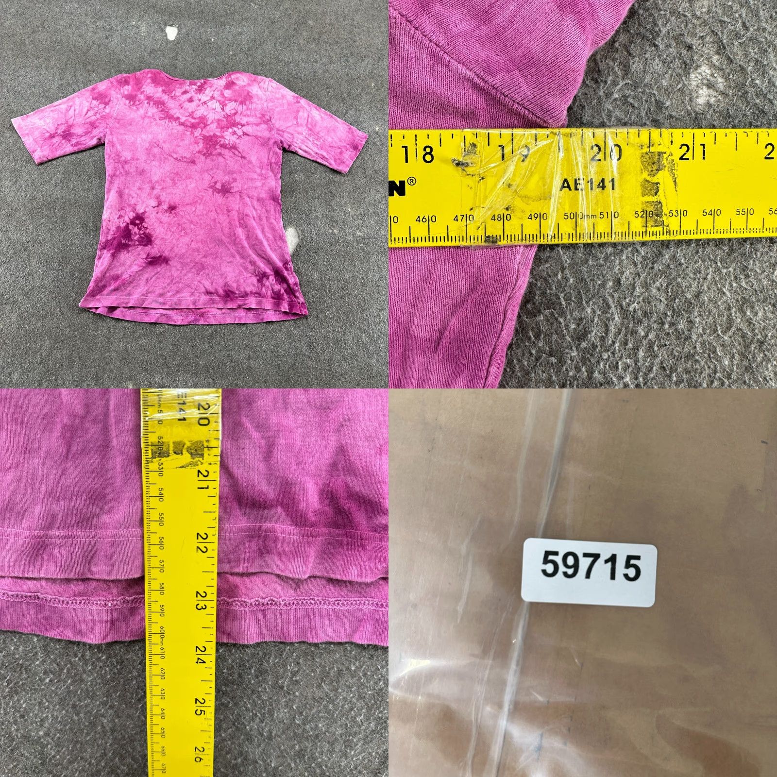 Vintage VINTAGE Sledge Shirt Womens L Pink V Neck Tie Dye Rhinestone USA Made 90s Y2K Shirt Womens L Pink Rhinestone Tie Dye V-Neck USA Made 90s Size L / US 10 / IT 46 - 8 Thumbnail