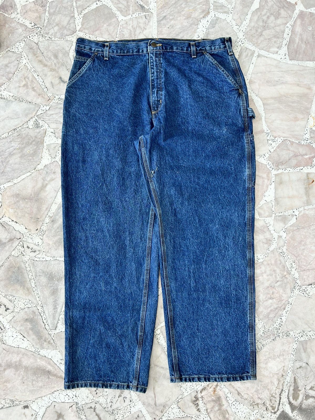 Carhartt Carrhart carpenter denim blue japan Size US 40 / EU 56 - 13 Thumbnail