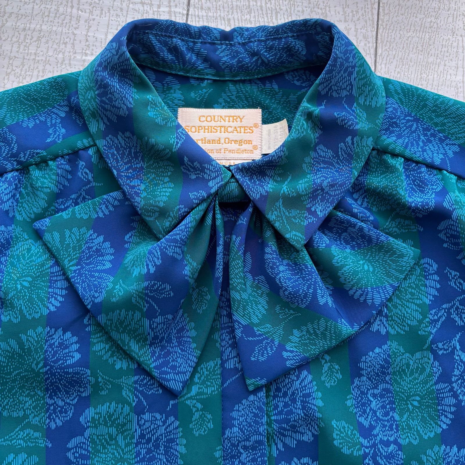 Other Pendleton Country Sophisticates Striped Floral Shirt Size 16 Size XXL / US 16-18 / IT 52-54 - 11 Thumbnail