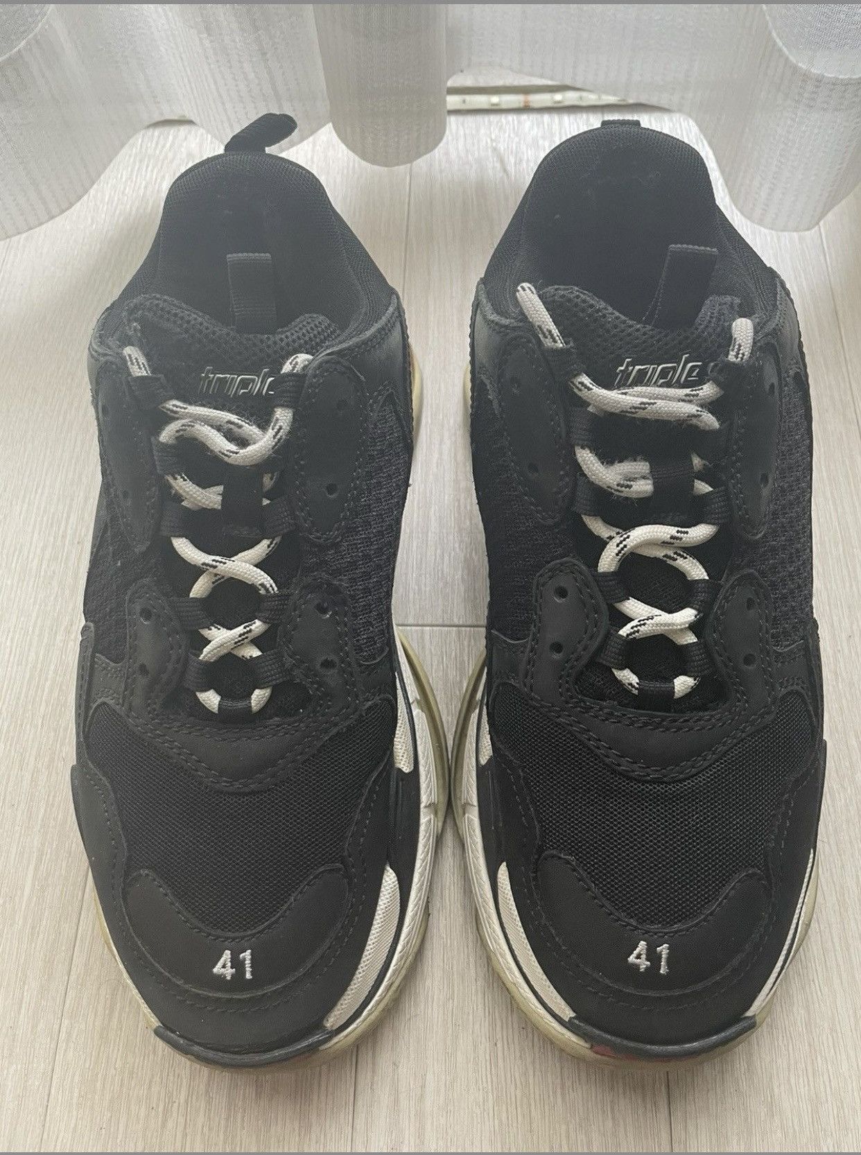 Balenciaga Balenciaga Triple s Bred Size US 8 / EU 41 - 5 Thumbnail
