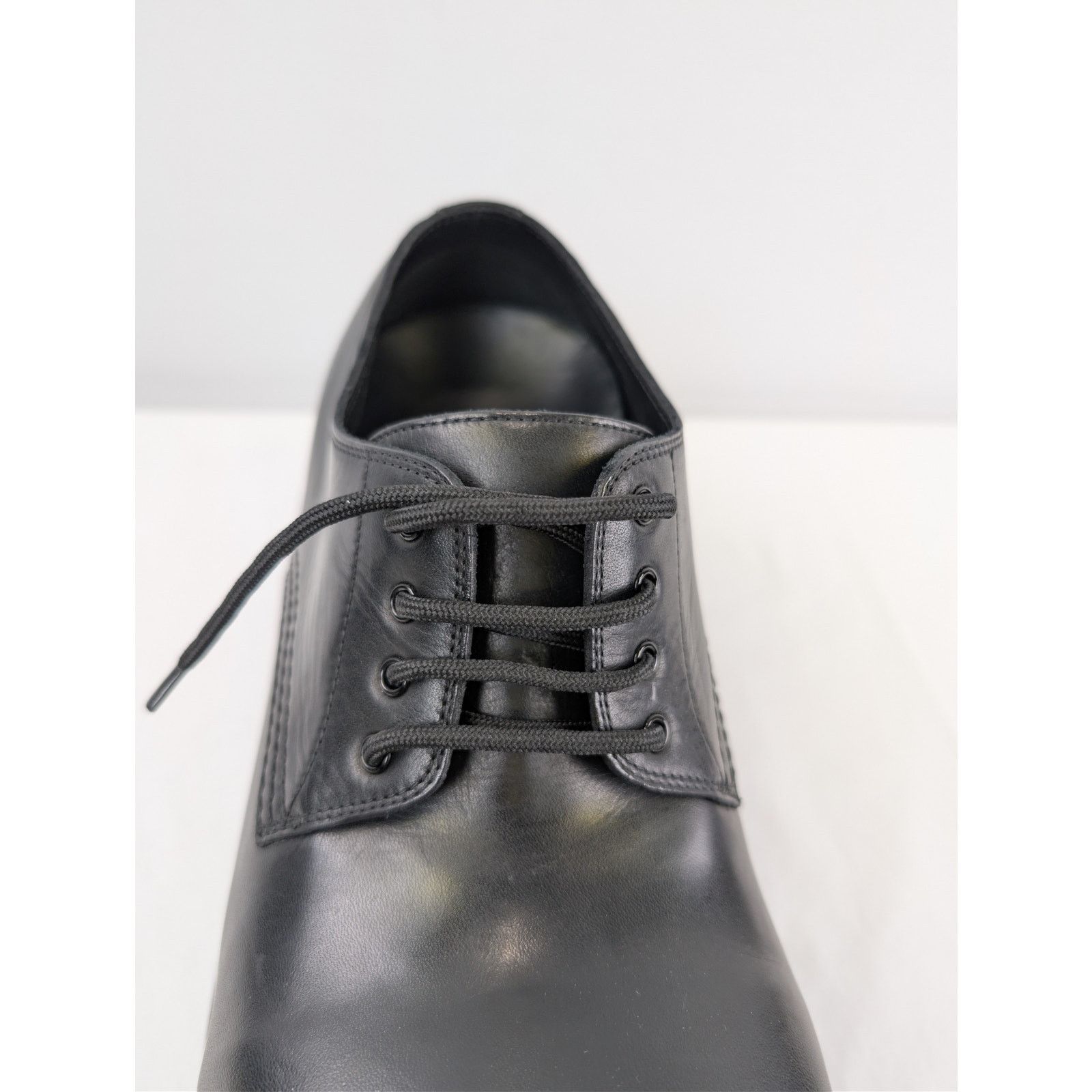 Balenciaga o1rshd1 Soft Calfskin Stomper Derbie BB Boots in Black Size US 6 / EU 39 - 15 Thumbnail