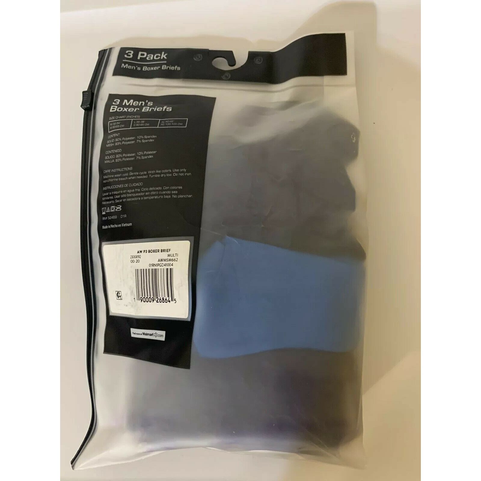 Athletic Works New Athletic Works Men's Boxer Briefs Sz L 3 Pack Perform St Size ONE SIZE - 4 Thumbnail