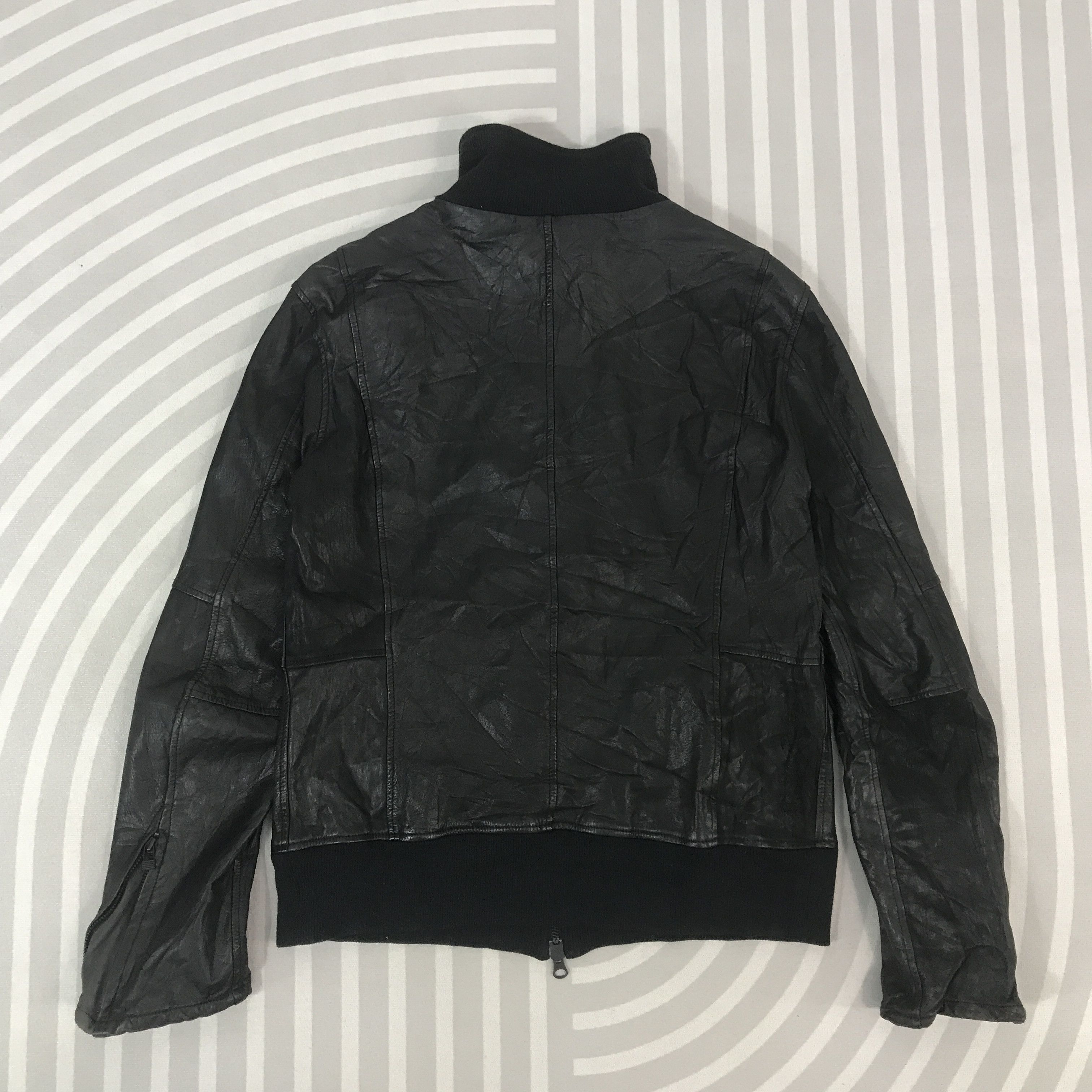 Japanese Brand Vintage Leather Japanese Brand punk Jacket K69B4 Size US M / EU 48-50 / 2 - 3 Thumbnail