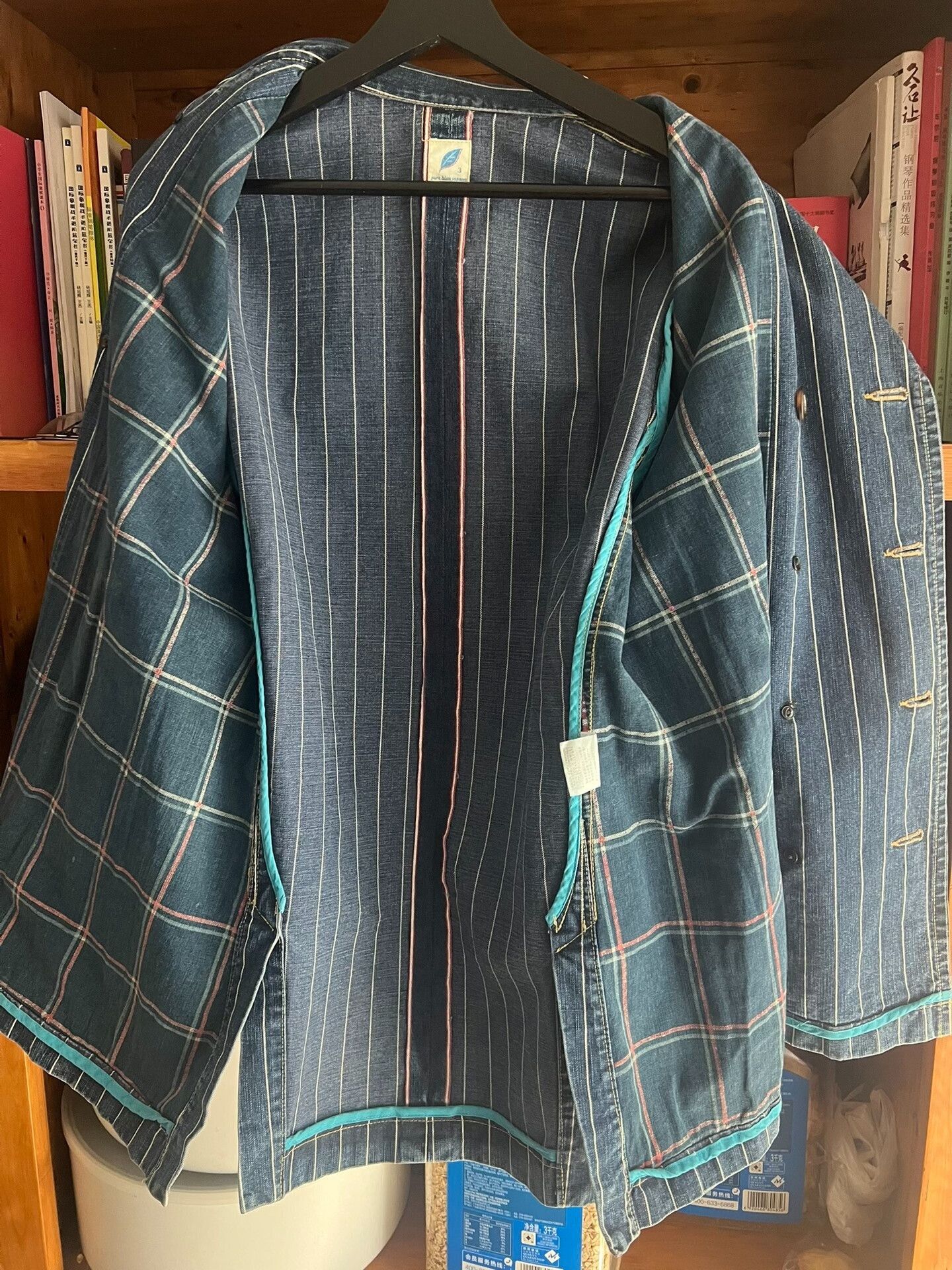 Oldblue Co. Pure Blue Japan Indigo Denim Double-Breasted Coat Size US L / EU 52-54 / 3 - 6 Thumbnail