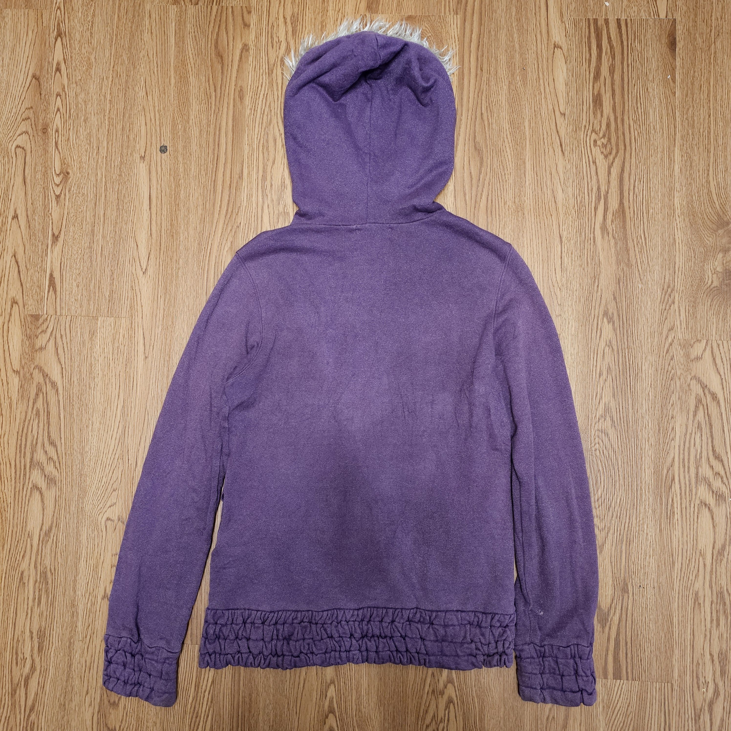 If Six Was Nine Faux Fur Archive H2O Jeans Racoon Lurex Purple Hoodie Size M / US 6-8 / IT 42-44 - 5 Thumbnail