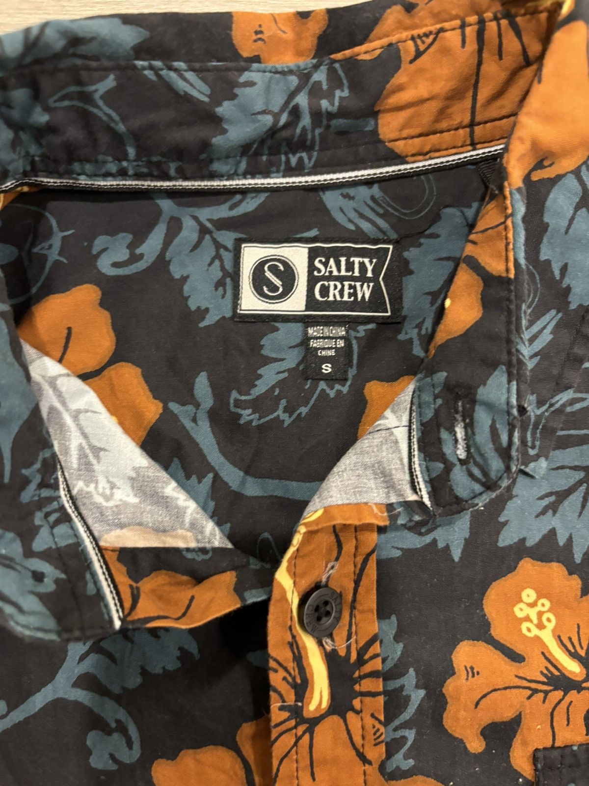 Other Salty Crew Hawaiian shirt flower print Size US S / EU 44-46 / 1 - 3 Thumbnail