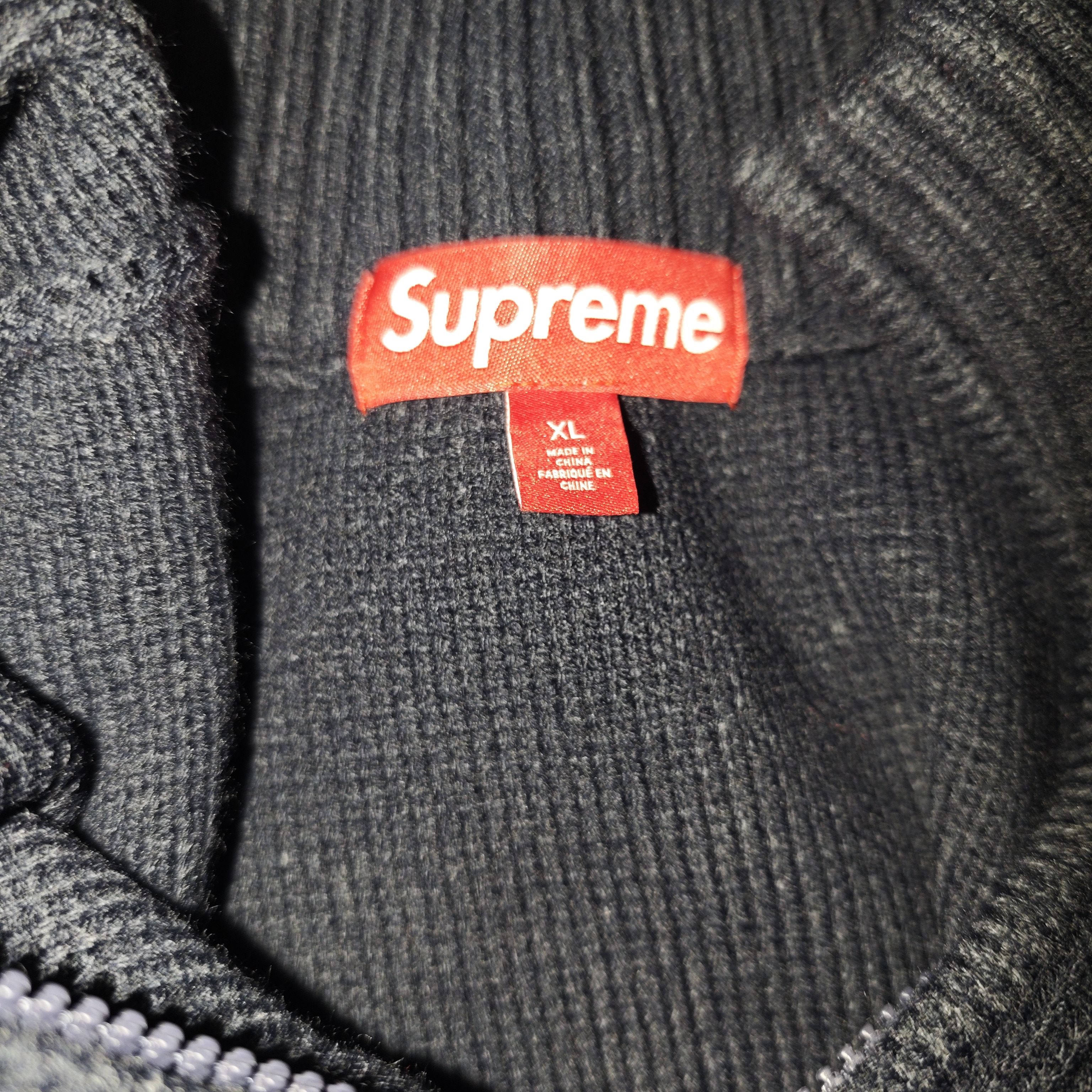 Supreme Supreme Script Stripes Halfzip Sweater Size US XL / EU 56 / 4 - 2 Thumbnail