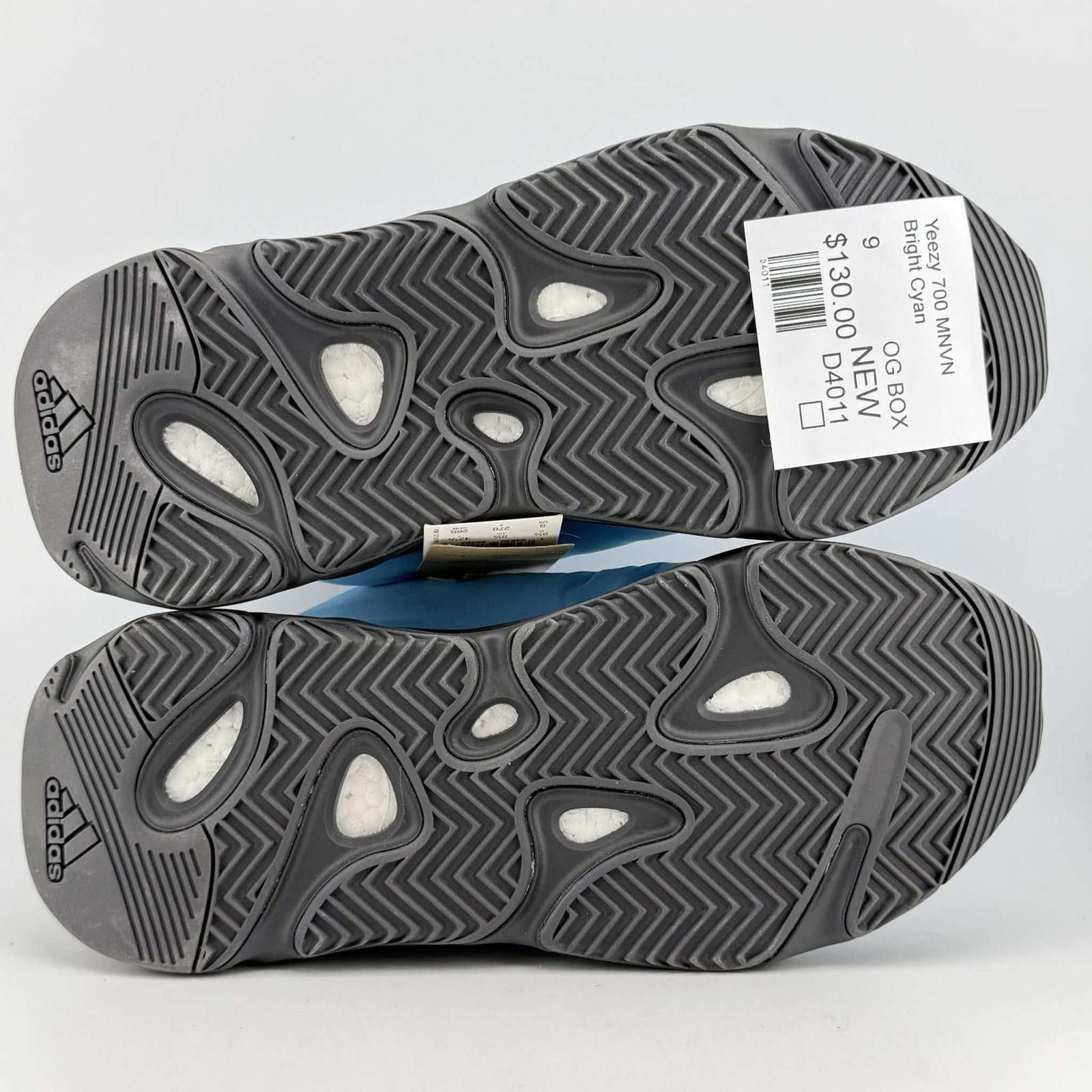 Adidas Adidas Yeezy 700 MNVN Bright Cyan US 9 New with Box GZ3079 Size US 9 / EU 42 - 6 Thumbnail