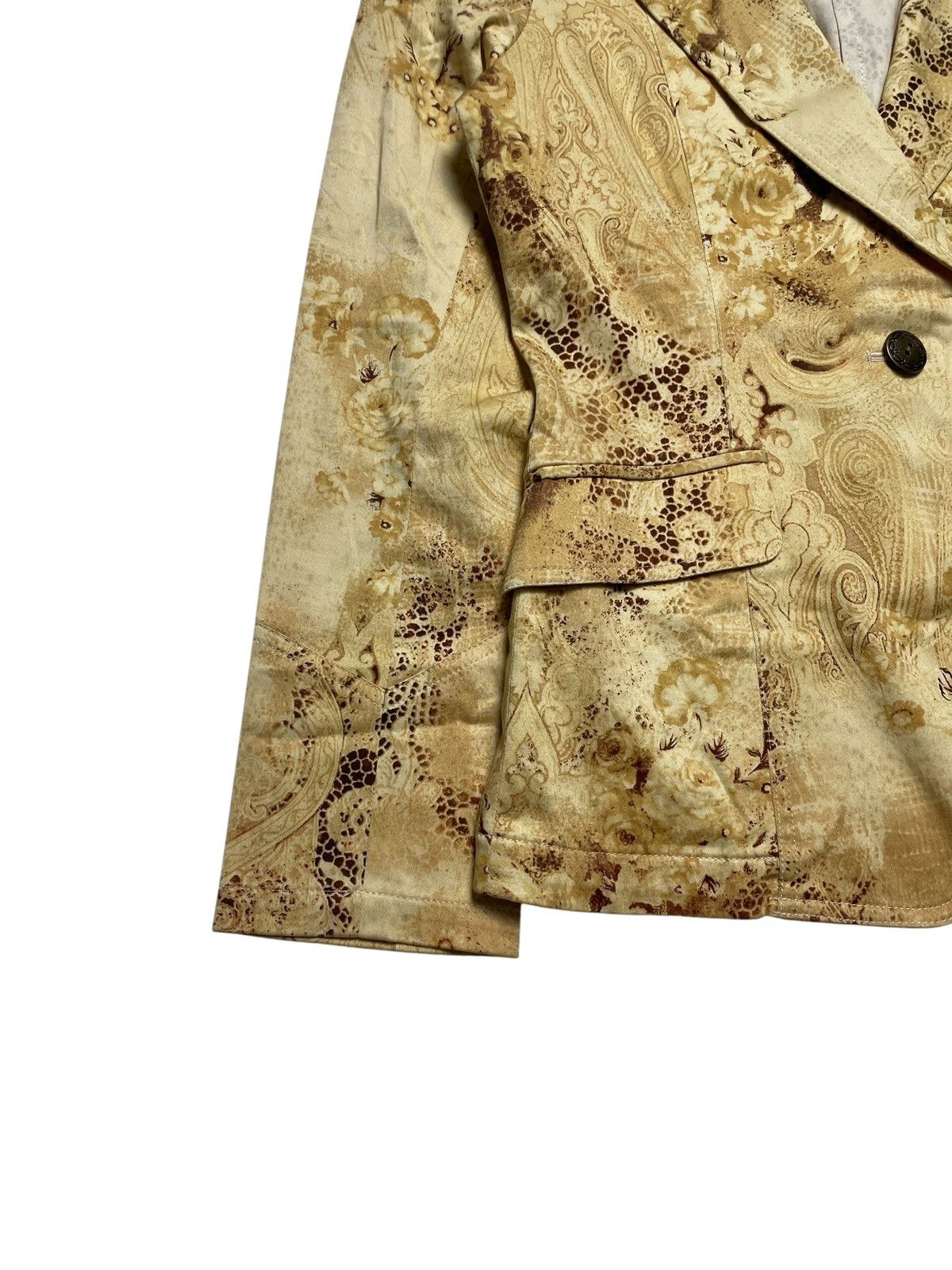 Tornado Mart 2000’s Tornado Mart - Golden Floral Pattern Blazer Size S / US 4 / IT 40 - 5 Thumbnail