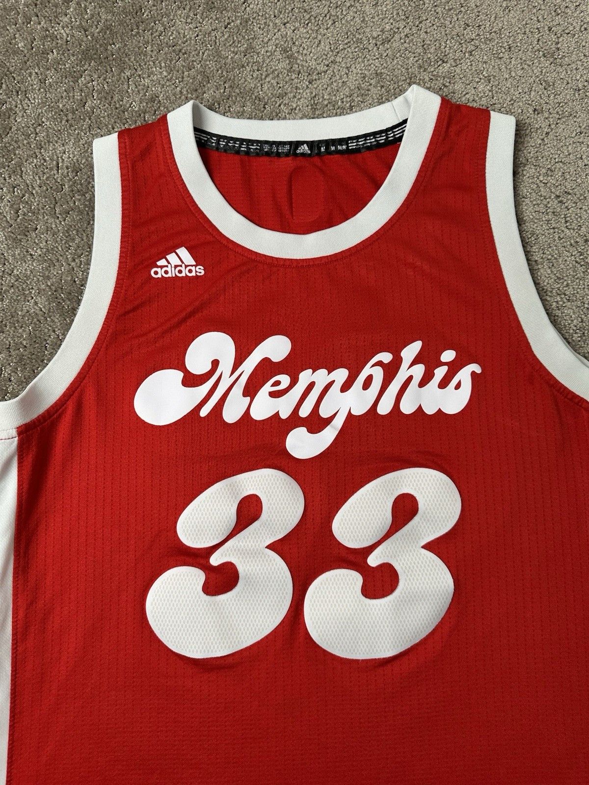 NBA Mens Adidas #33 MARC GASOL Memphis Sounds HWC Grizzlies Sz M Size US M / EU 48-50 / 2 - 3 Thumbnail