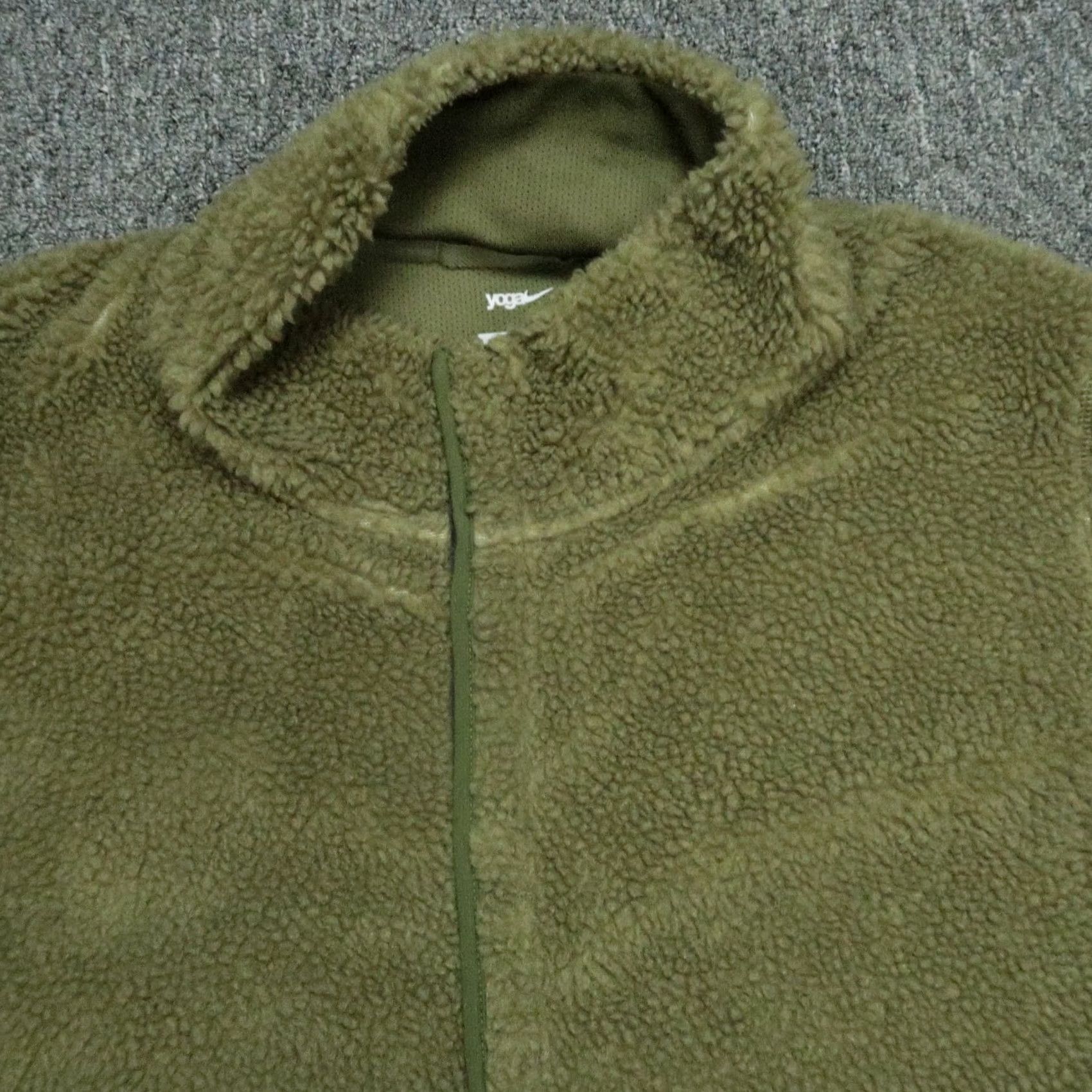 Nike Nike Sweater Mens Large Olive Green 1/2 Zip Fleece Pullover Mock Neck Pockets Athletic Shirt Sweatshirt Size US L / EU 52-54 / 3 - 2 Thumbnail
