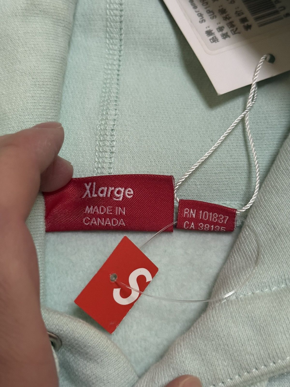 Supreme Supreme fw17 ice blue box logo hoodie sweatershirt Size US XL / EU 56 / 4 - 4 Thumbnail