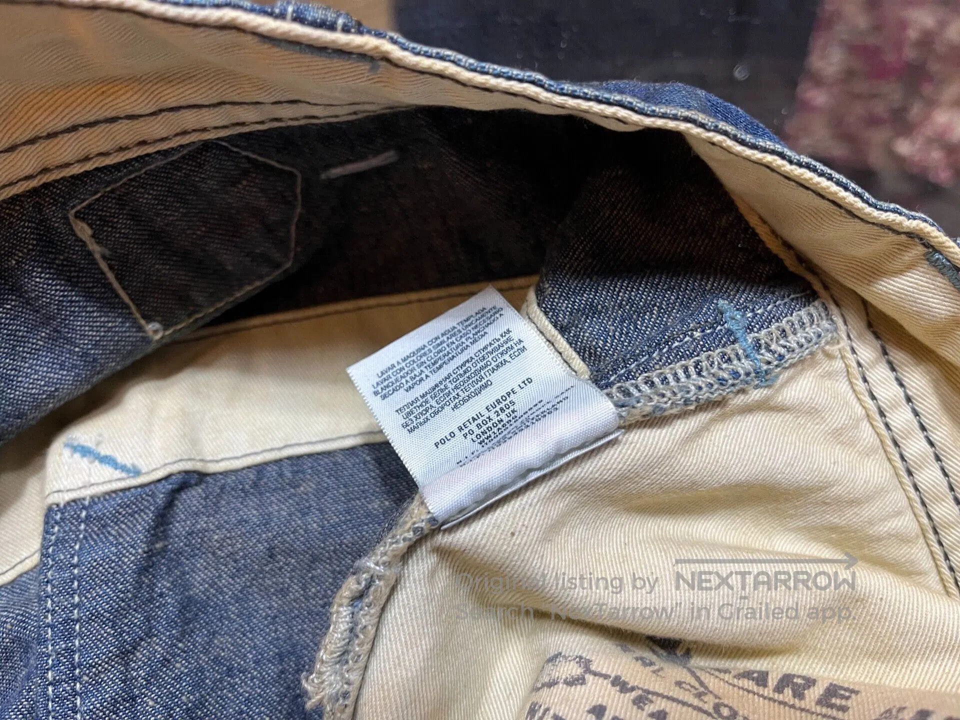 RRL Ralph Lauren vintage rrl blue dye work pants. Size US 33 - 5 Thumbnail