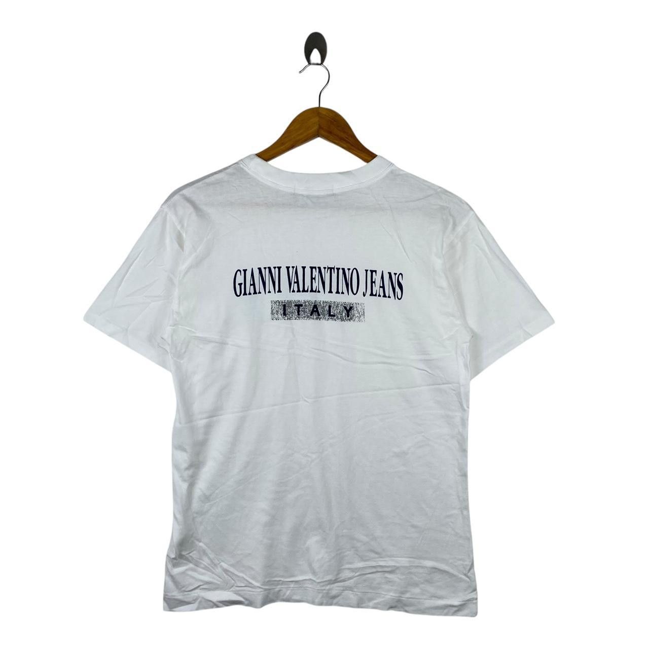 Vintage Vintage GIANNI VALENTINO ITALY Jeans Collection Tee Shirt Size S / US 4 / IT 40 - 1 Thumbnail