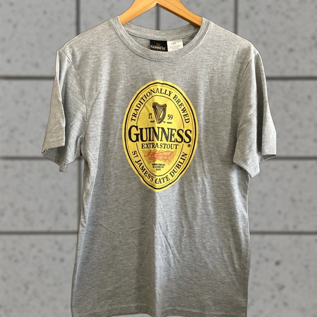 Vintage VINTAGE Guinness Official Merchandise Men’s Small Gray ST. JAMES Gate Dublin Shirt Size US S / EU 44-46 / 1 - 1 Thumbnail