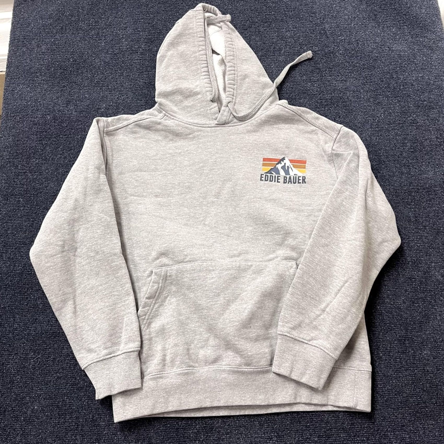 Eddie Bauer Eddie Bauer Hoodie Mens M Gray Fleece Mountain Graphic Outdoor Sweatshirt Size US M / EU 48-50 / 2 - 2 Thumbnail