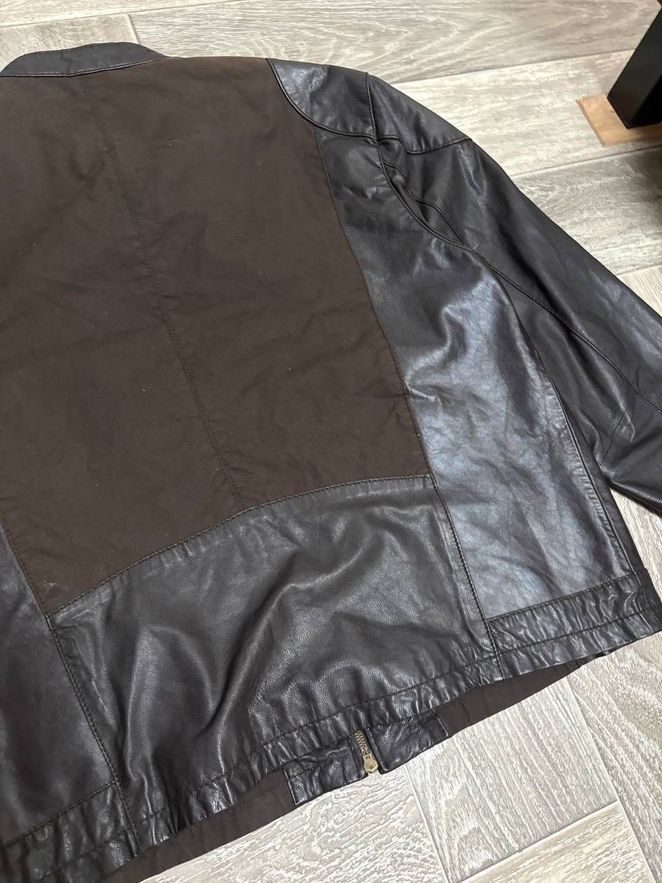 Armani Vintage Armani Jeans Leather Jacket for 30 years Armani Y2k Size US XL / EU 56 / 4 - 18 Thumbnail
