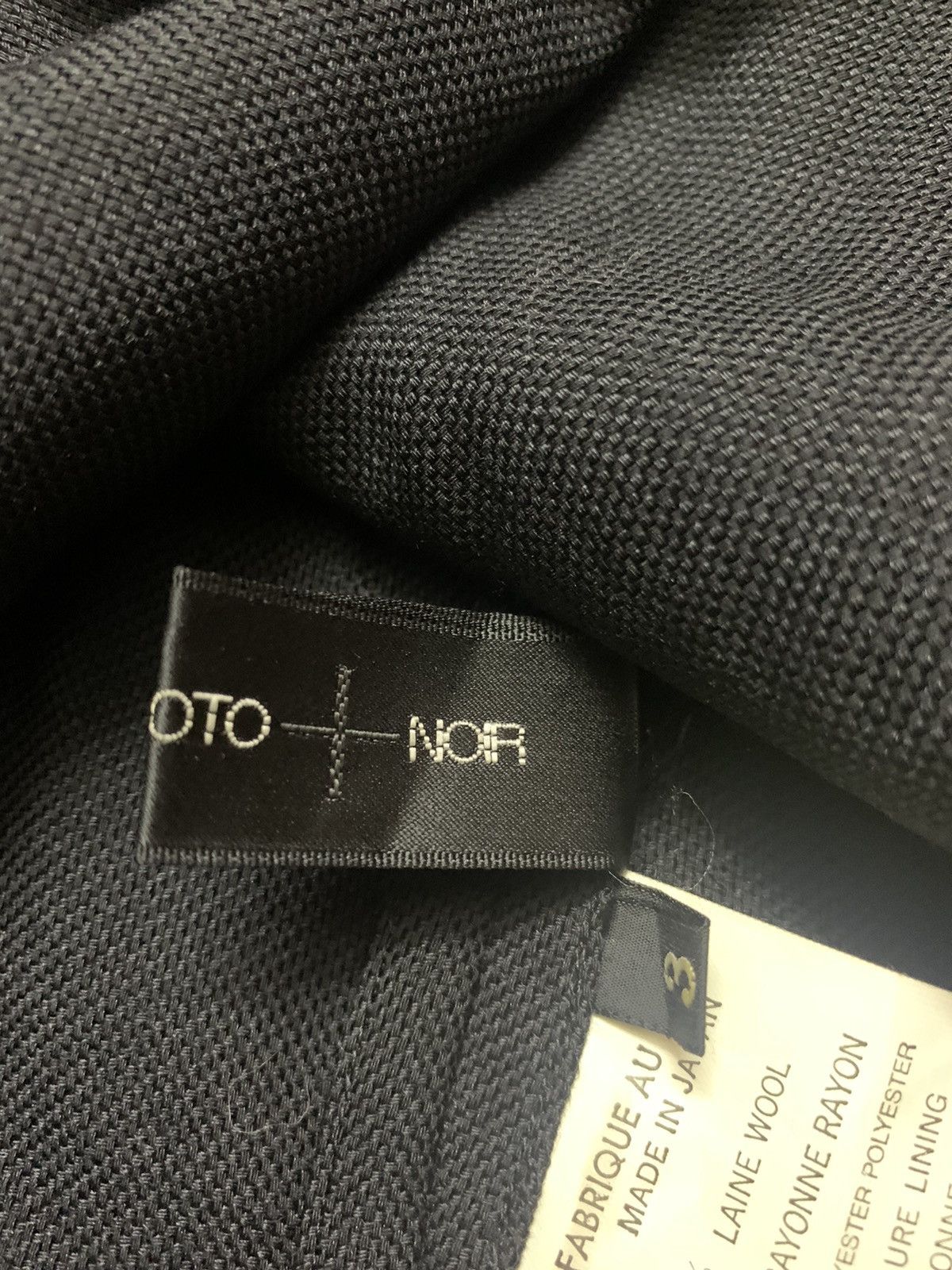 Yohji Yamamoto Yohji Yamamoto +Noir Cropped Laine Wool Rayon Size US M / EU 48-50 / 2 - 6 Thumbnail