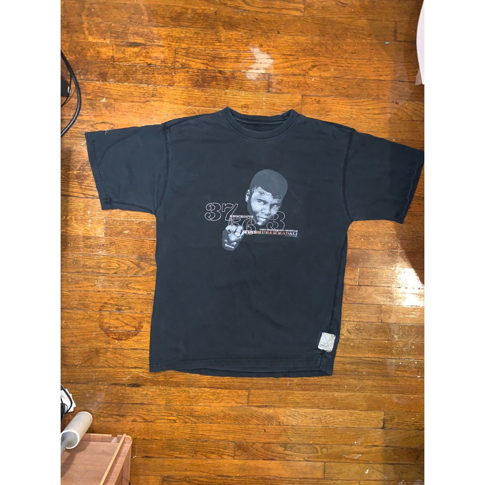 Fubu Vintage Platinum FUBU Muhammad Ali Y2K Tee Black XL Fit Size US XL / EU 56 / 4 - 2 Thumbnail