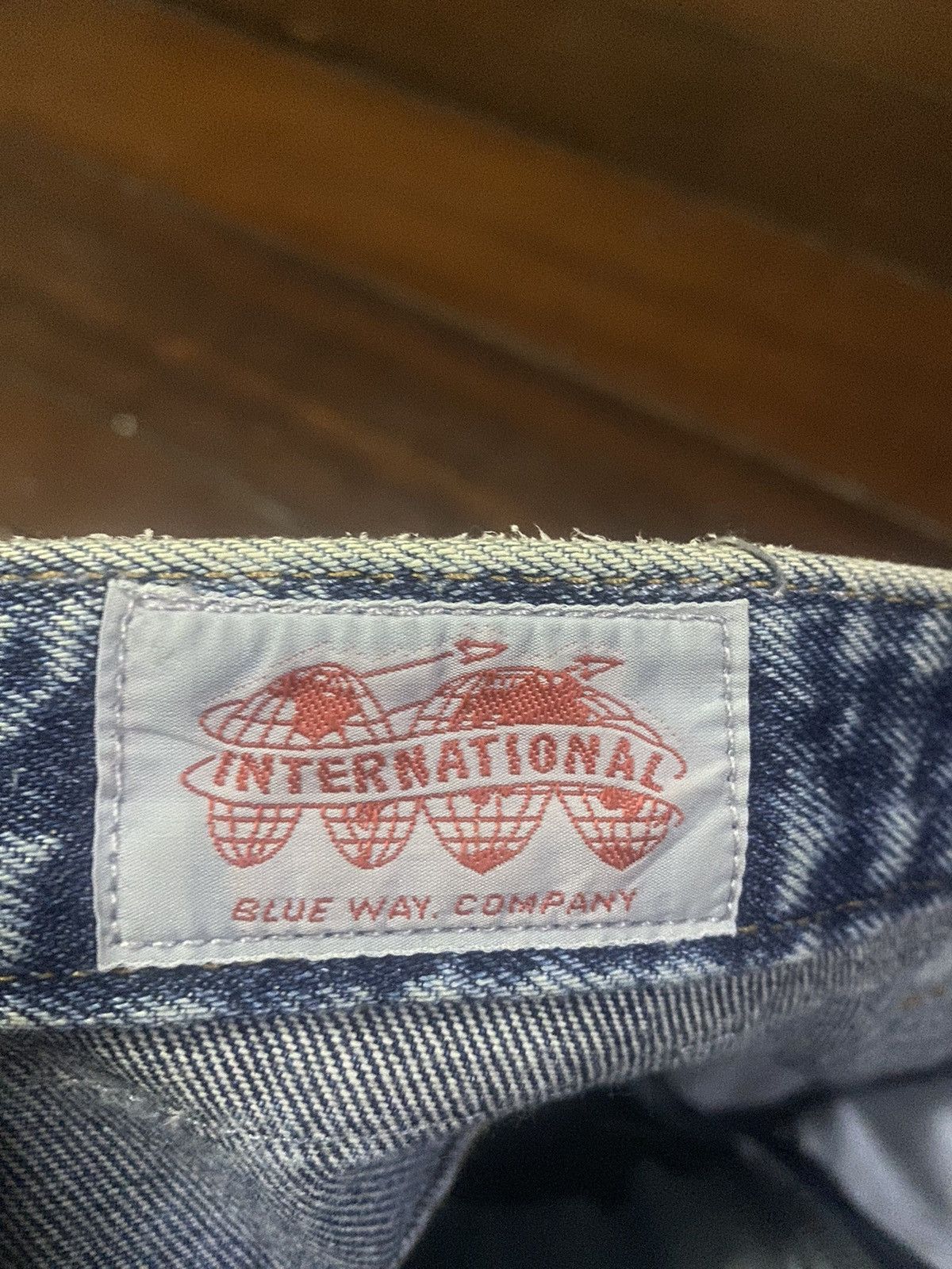 Blue Blue Japan × Designer Fire 🔥 BLUE WAY japan denim stone wash acid wash baggy Size US 38 / EU 54 - 15 Thumbnail