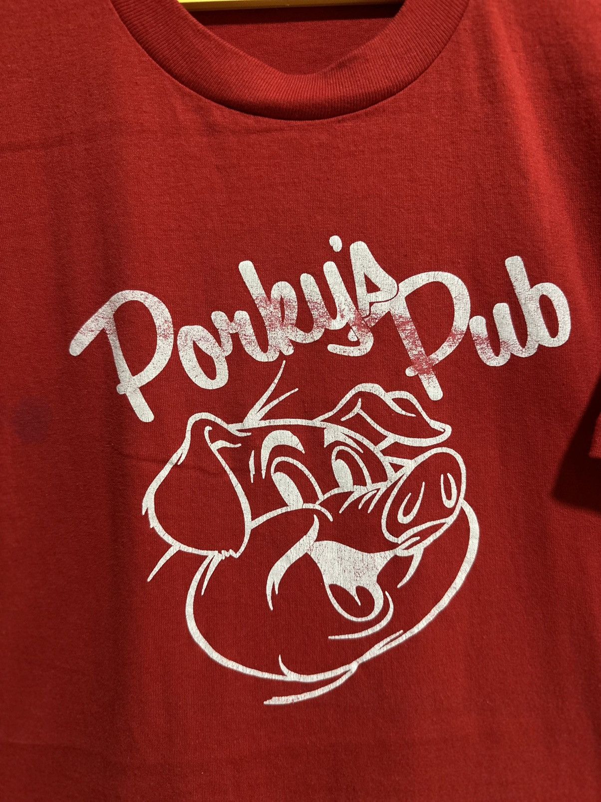 Russell Athletic × Vintage Vintage Porky A Pub Faded Tee Size US M / EU 48-50 / 2 - 2 Thumbnail