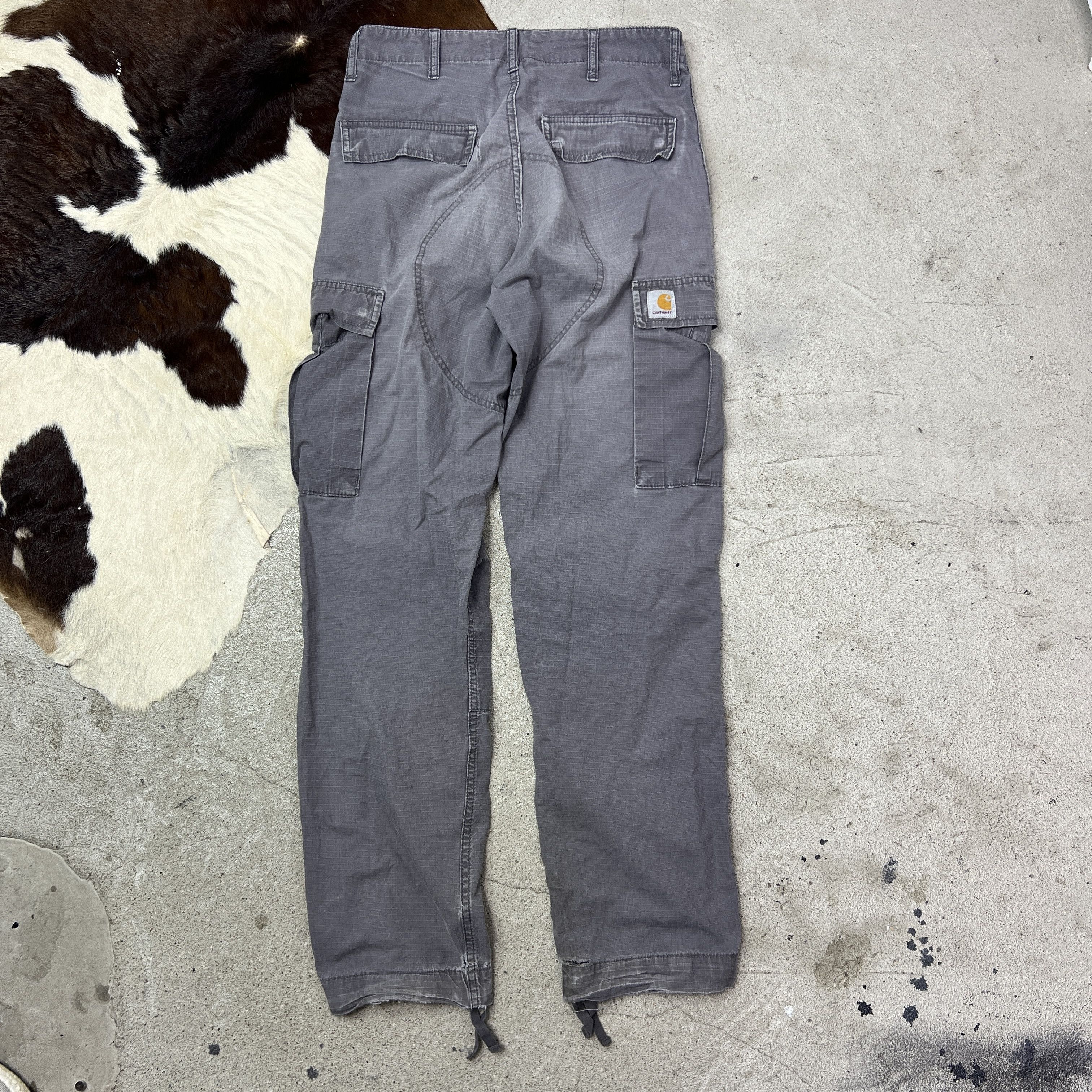 Carhartt Vintage Carhartt Trashed Faded&Washed Pants Y2K Size US 28 / EU 44 - 4 Thumbnail