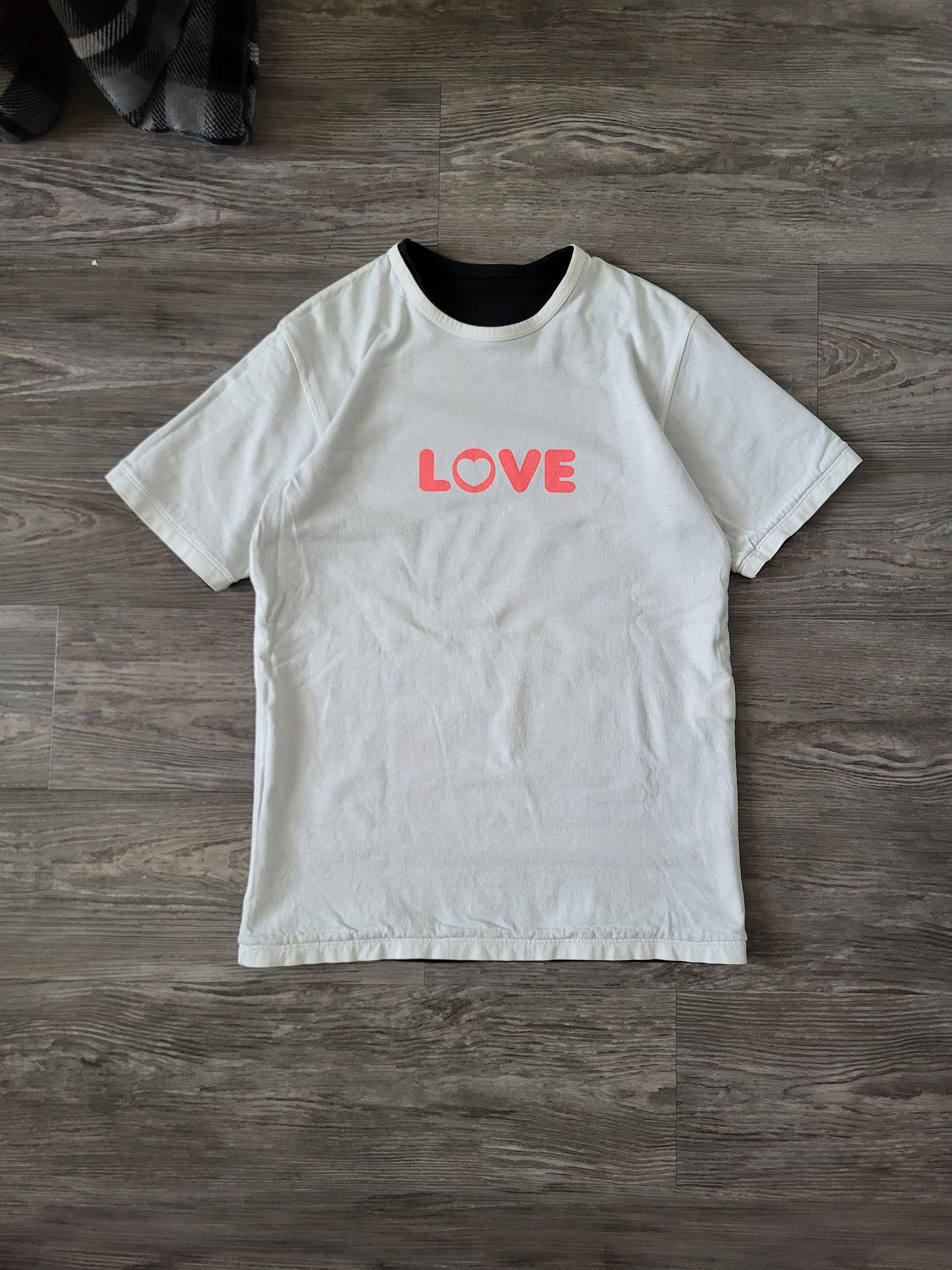 Undercover Undercover AW99 Hate Love Shirt Ambivalence Size US M / EU 48-50 / 2 - 3 Thumbnail