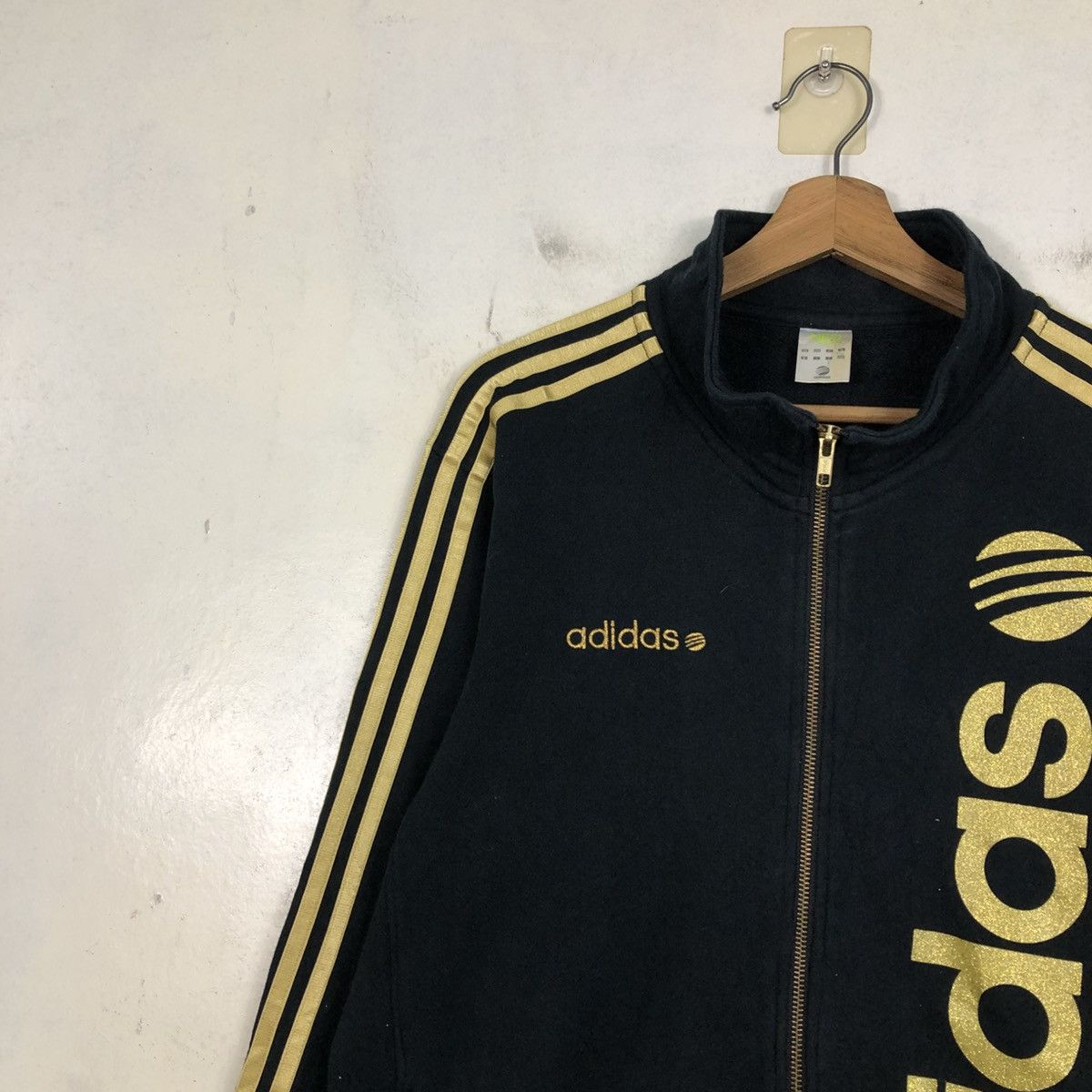 Adidas 📌Adidas Striped Design Zipper Jacket Size US L / EU 52-54 / 3 - 9 Thumbnail
