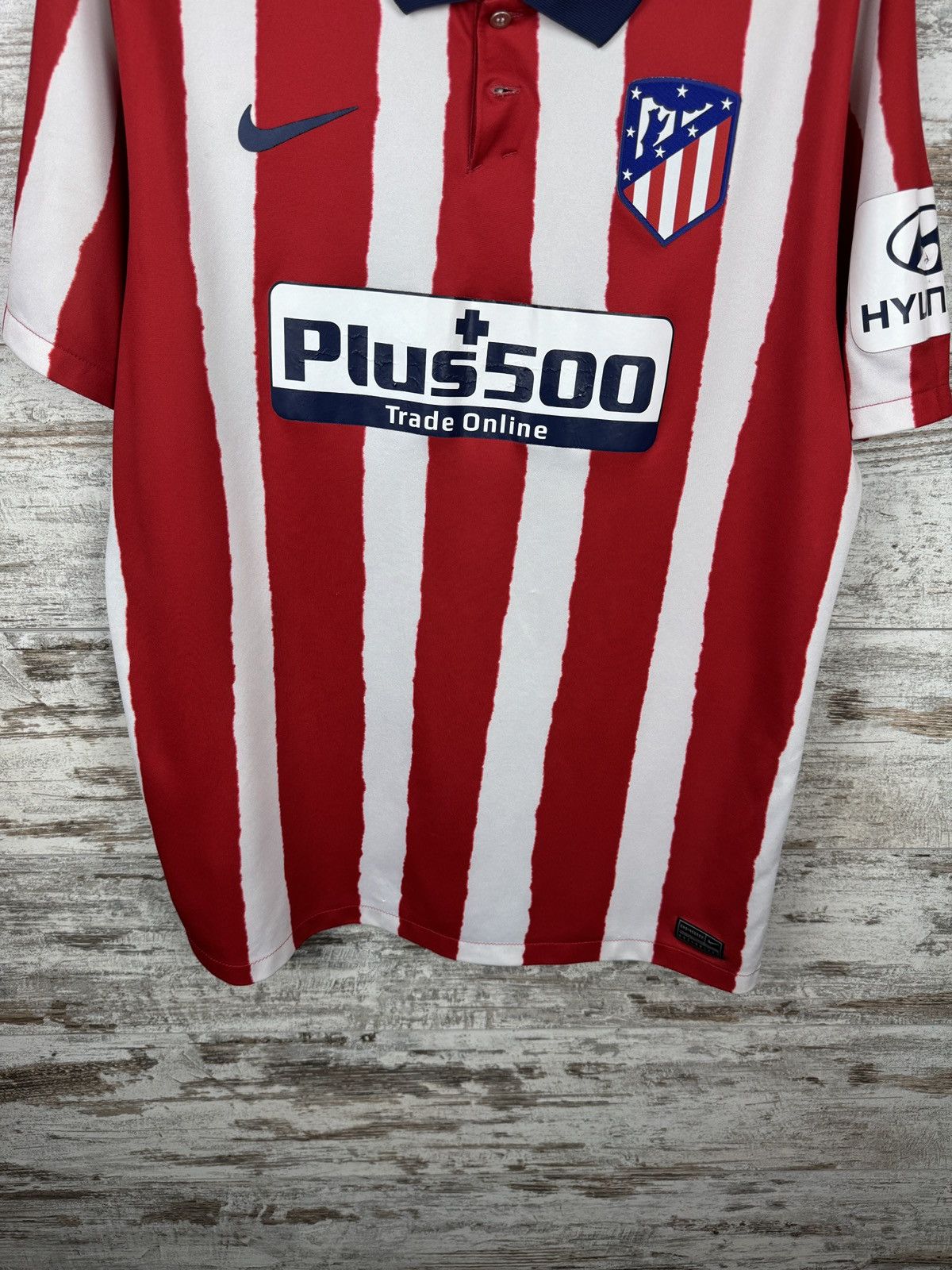 Nike × Vintage Mens Vintage Nike Atletico de Madrid FC T-shirt jersey tee Size US XL / EU 56 / 4 - 3 Thumbnail