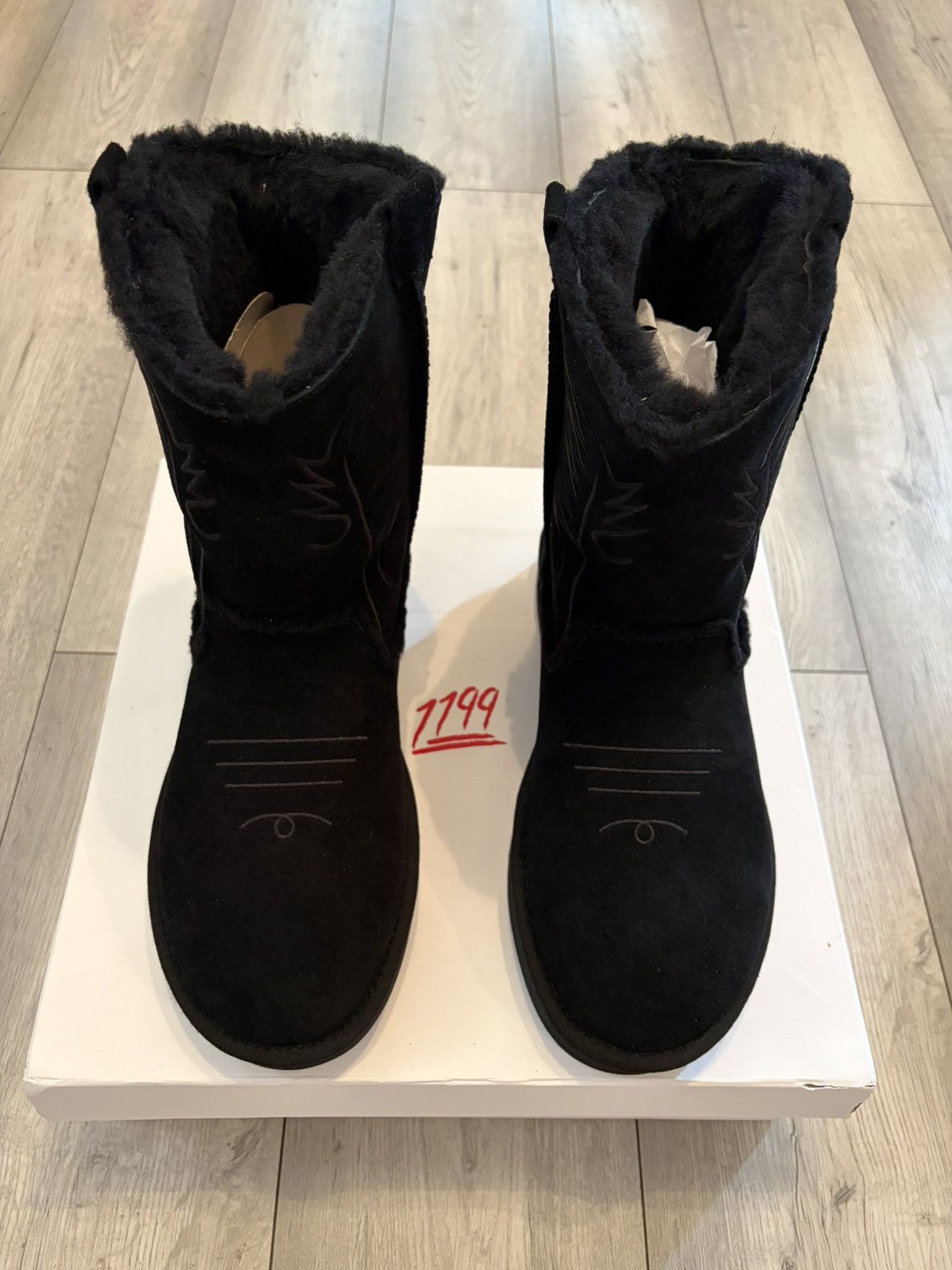 Other Bazo 1199 Cowboy Uggs v2 Black - Size 42 EU Size US 9 / EU 42 - 5 Thumbnail