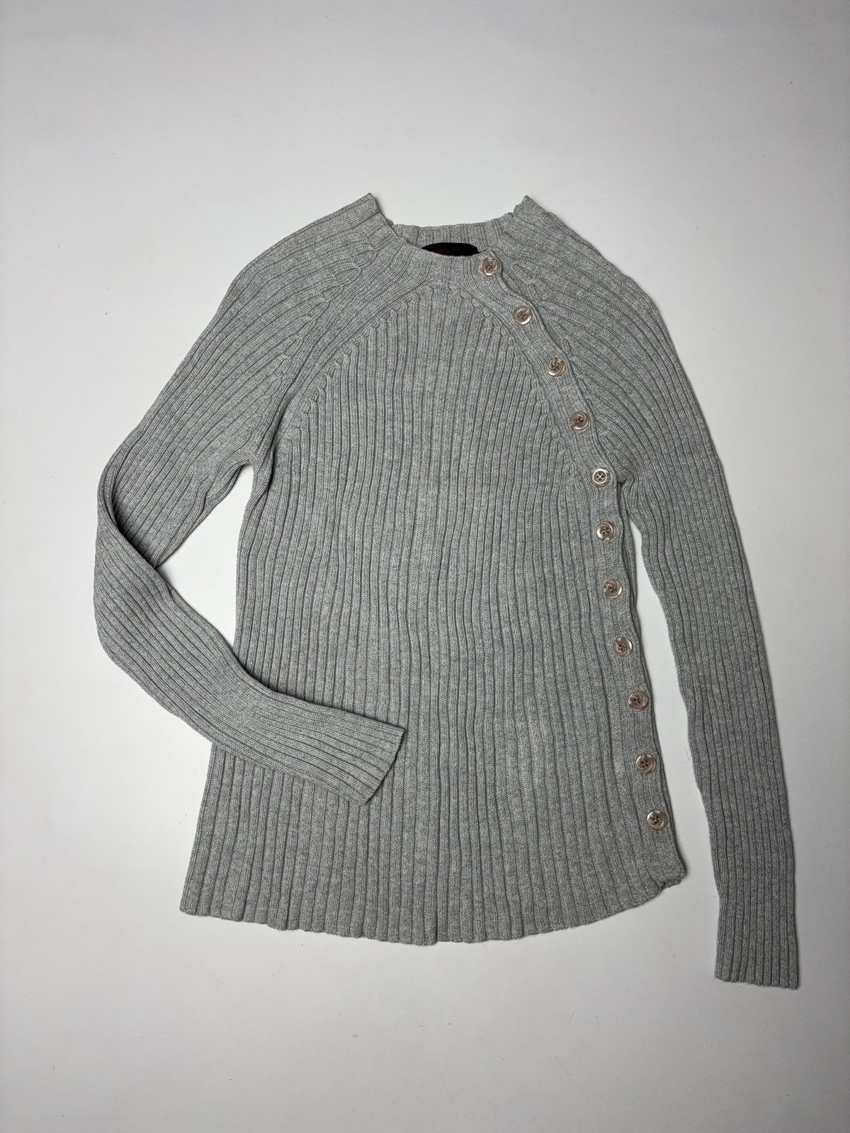 Other BUTTON UP KNIT SWEATER Y2K AVANT GARDE Size L / US 10 / IT 46 - 1 Thumbnail