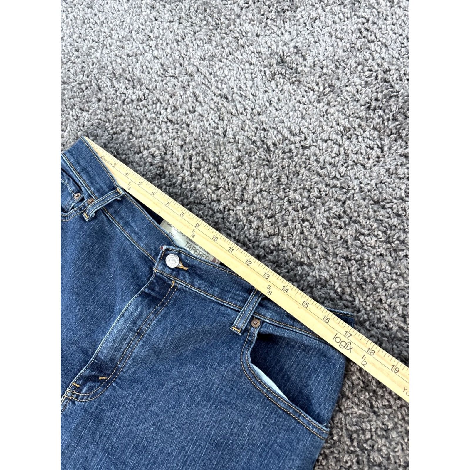 Levi's VINTAGE Levi's 550 Jeans Womens 34x32 Blue High Rise Relaxed Tapered Denim Size 38" / US 16 / IT 52 - 4 Thumbnail