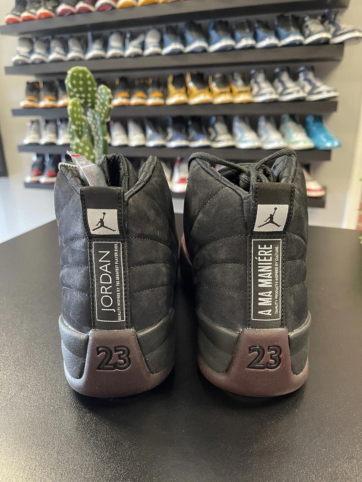 Jordan Brand Jordan 12 Retro A Ma Maniere Black Women 11.5 Women/10 Men Size US 11.5 / EU 44-45 - 4 Thumbnail